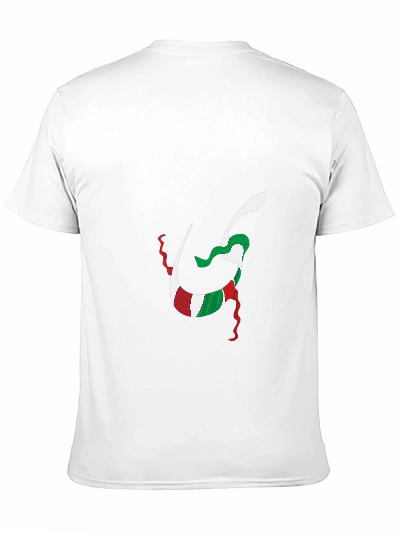 Black Stylish Black Tee with Unique Graphic Design view 11