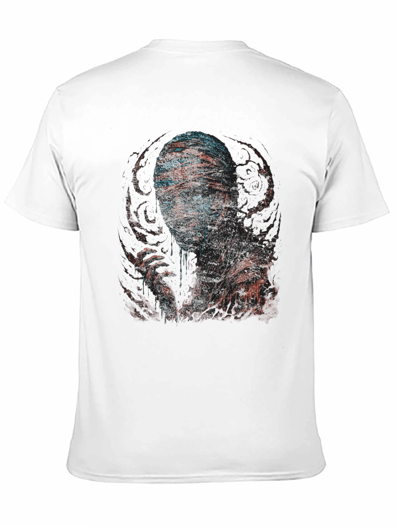 Black Mummy Graphic Print Crew Neck T-Shirt view 11
