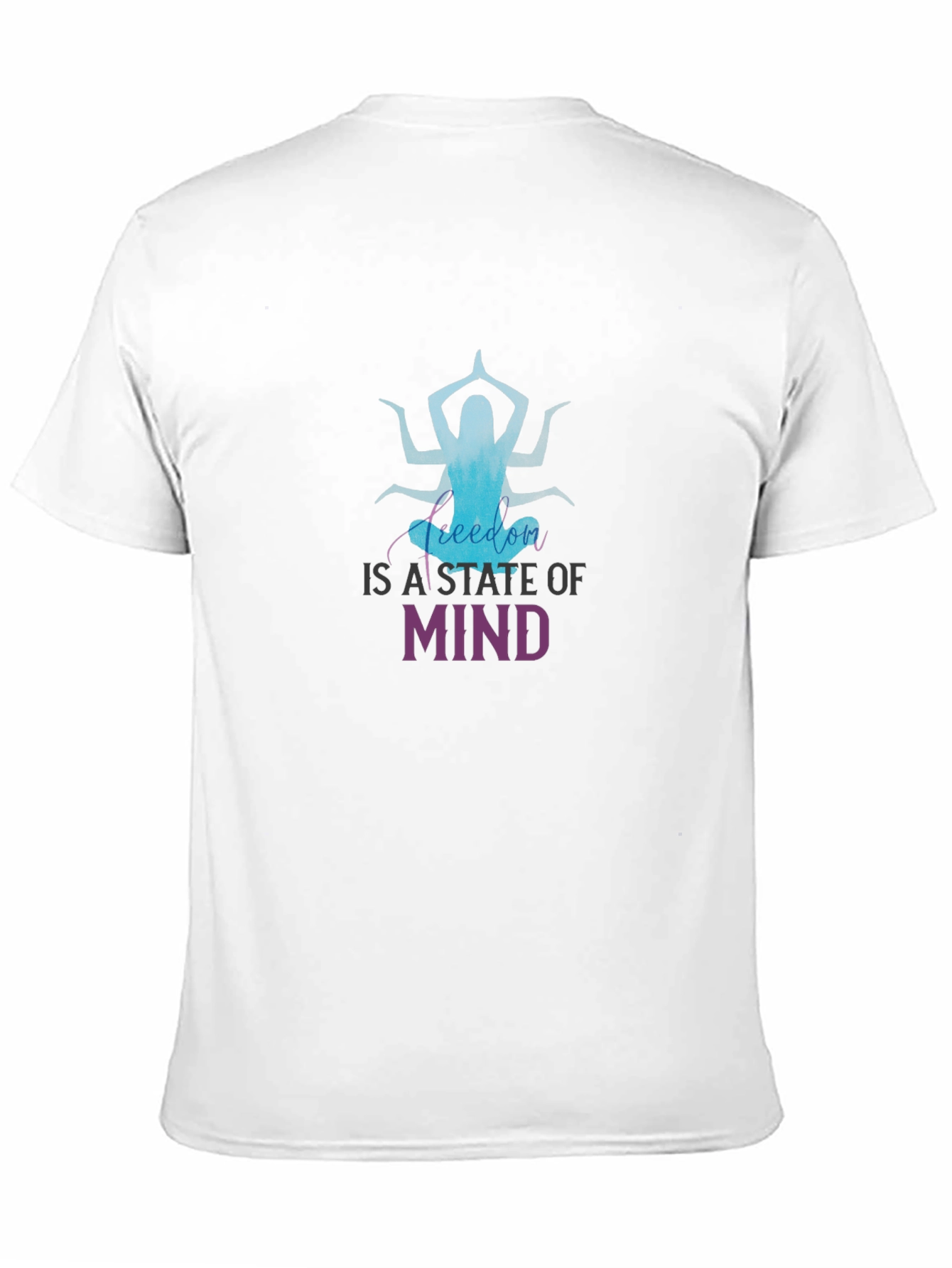 Yoga Meditation Graphic Tee: Freedom State of Mind - 11
