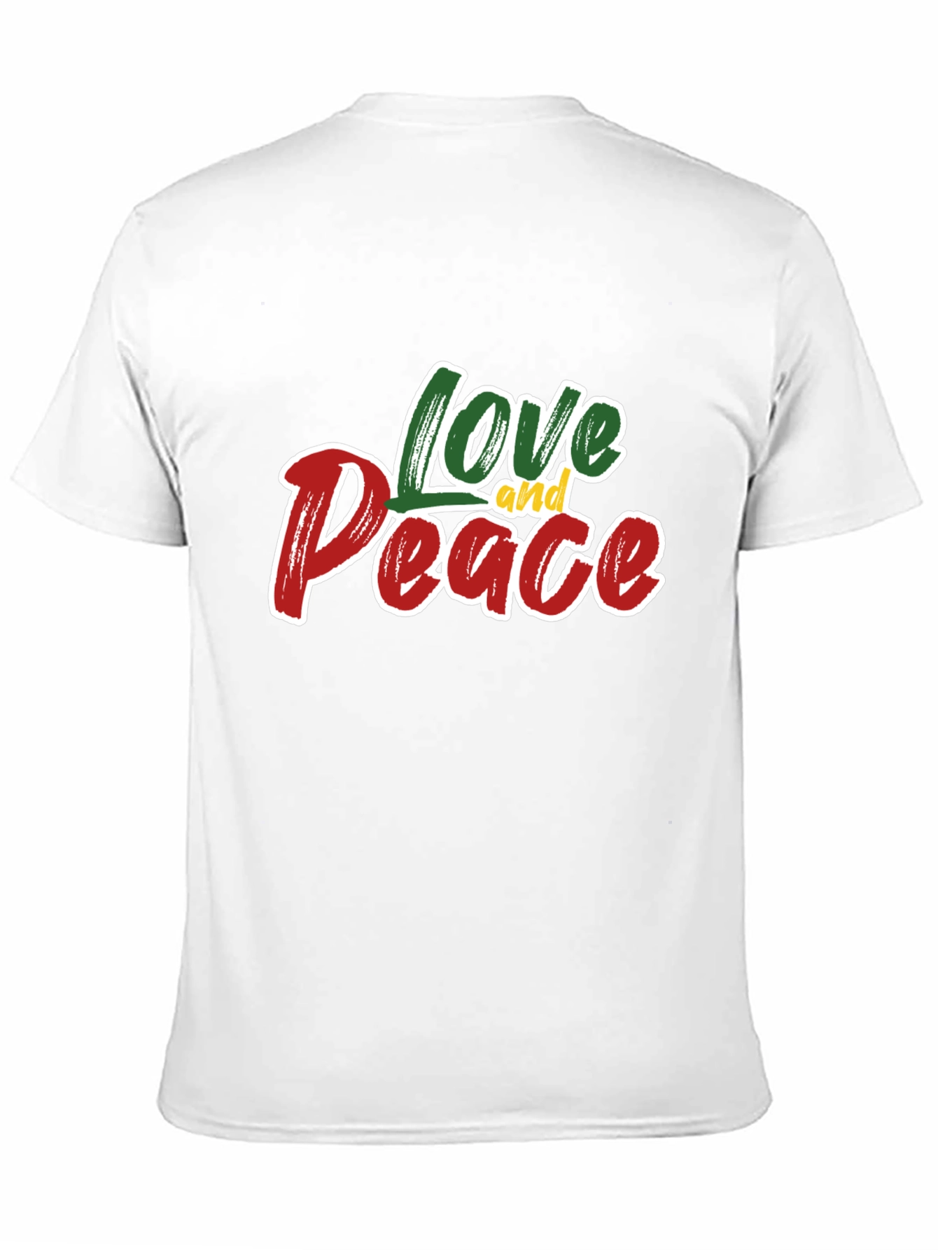 Black Love and Peace Graphic T-Shirt - Stylish Black Tee view 11