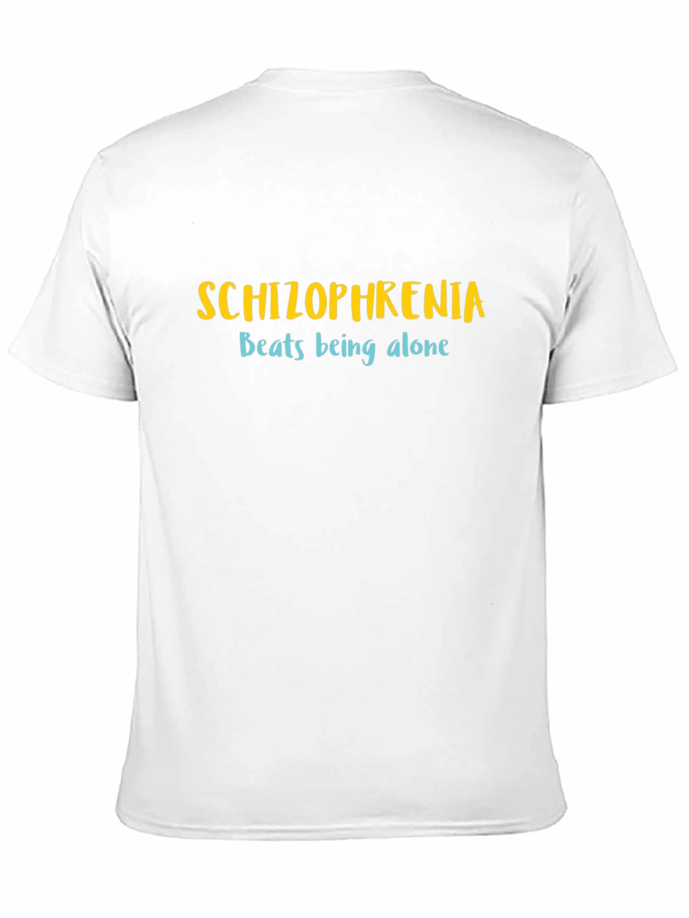 Black Schizophrenia Beats Being Alone Graphic T-Shirt view 11