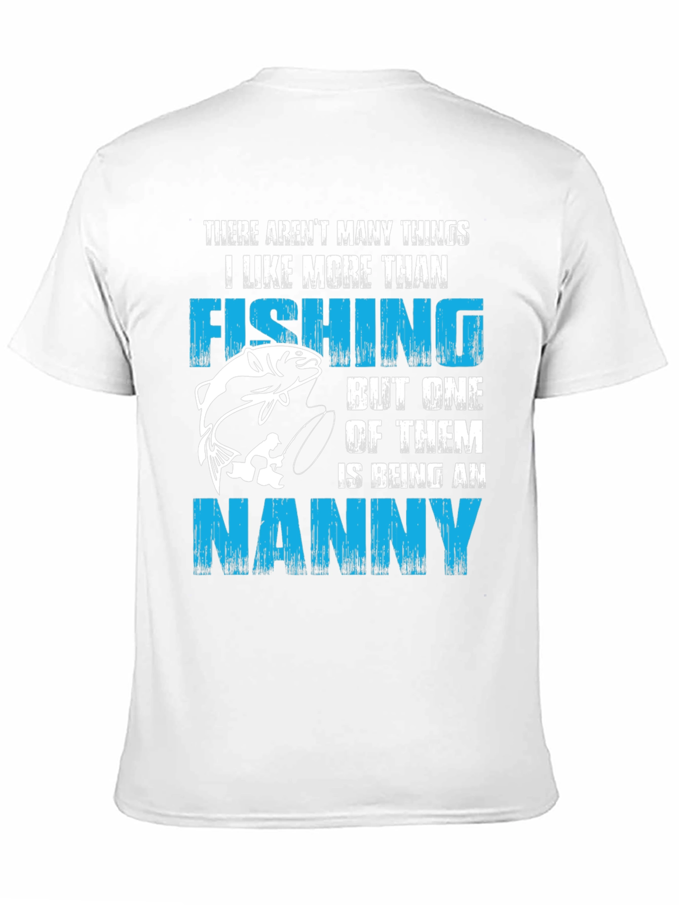 Black Fishing Nanny T-Shirt: Best Gift for Nanny Who Loves Fishing view 11