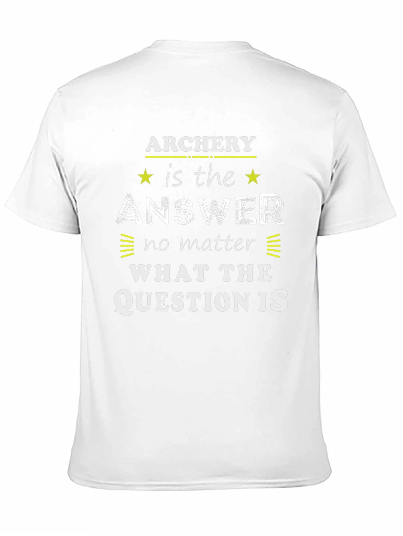 Black Archery is the Answer T-Shirt view 11
