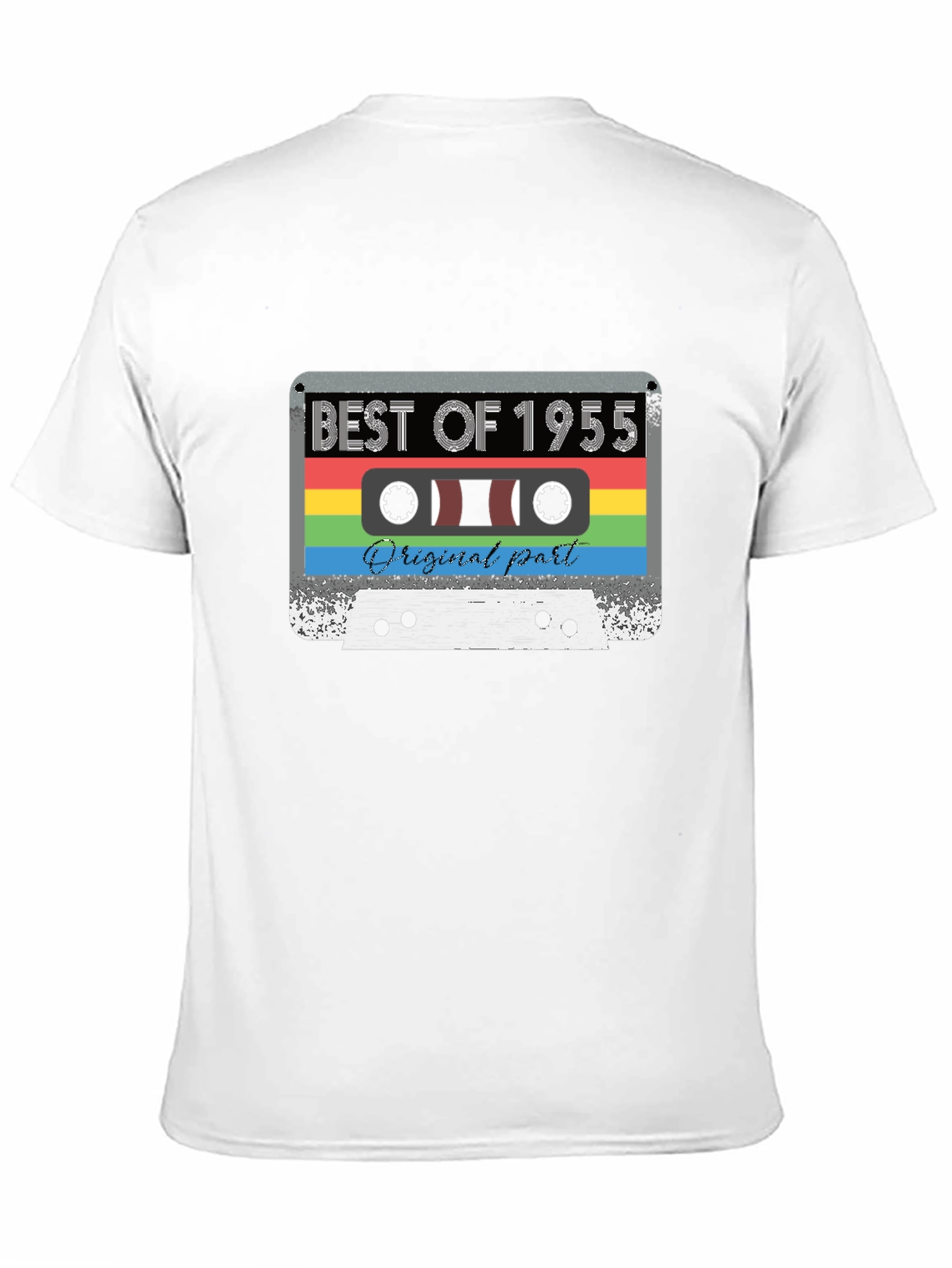 Black Best of 1955 Retro Cassette T-Shirt view 11