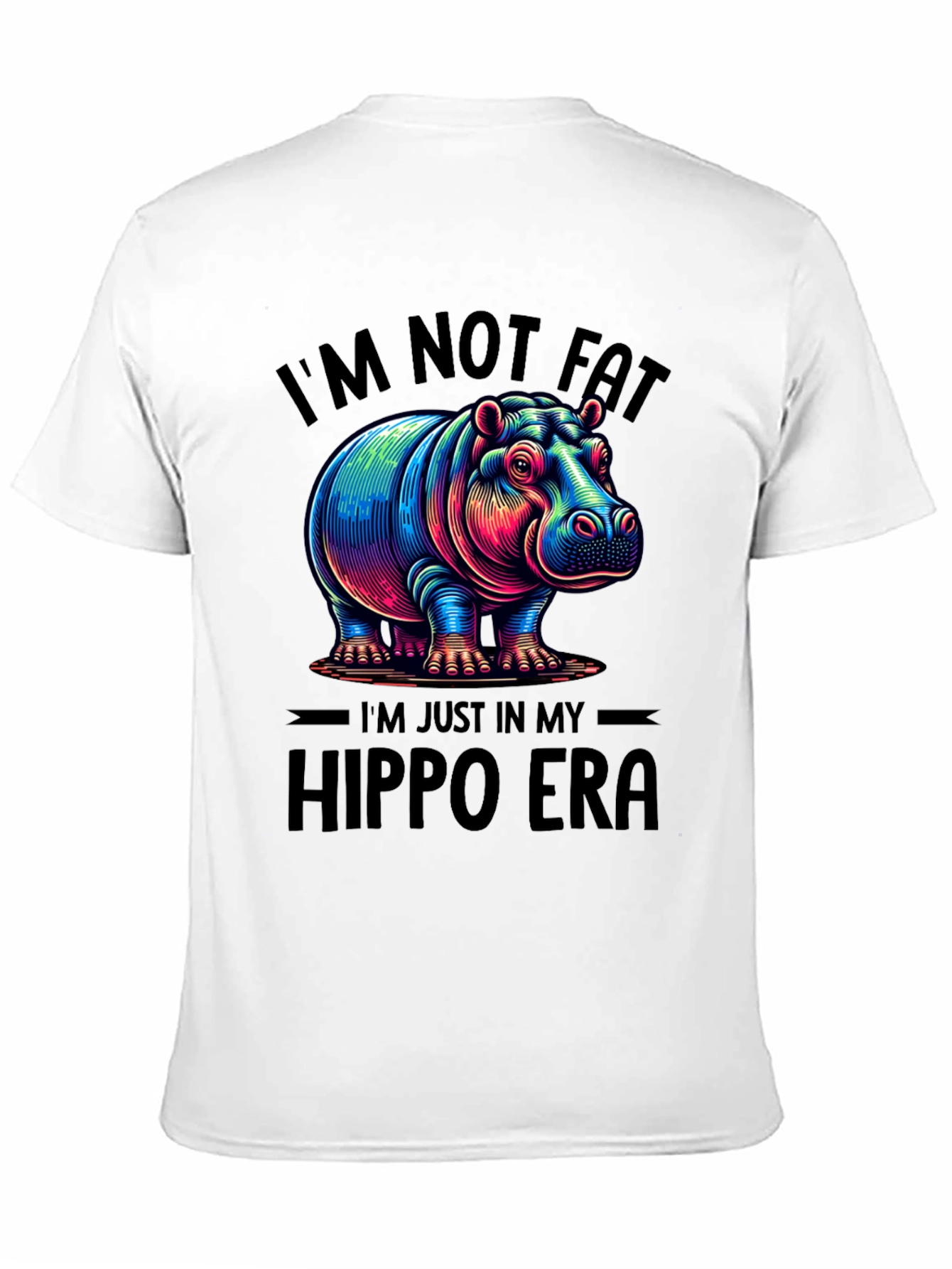 Black Hippo Era Graphic T-Shirt view 11