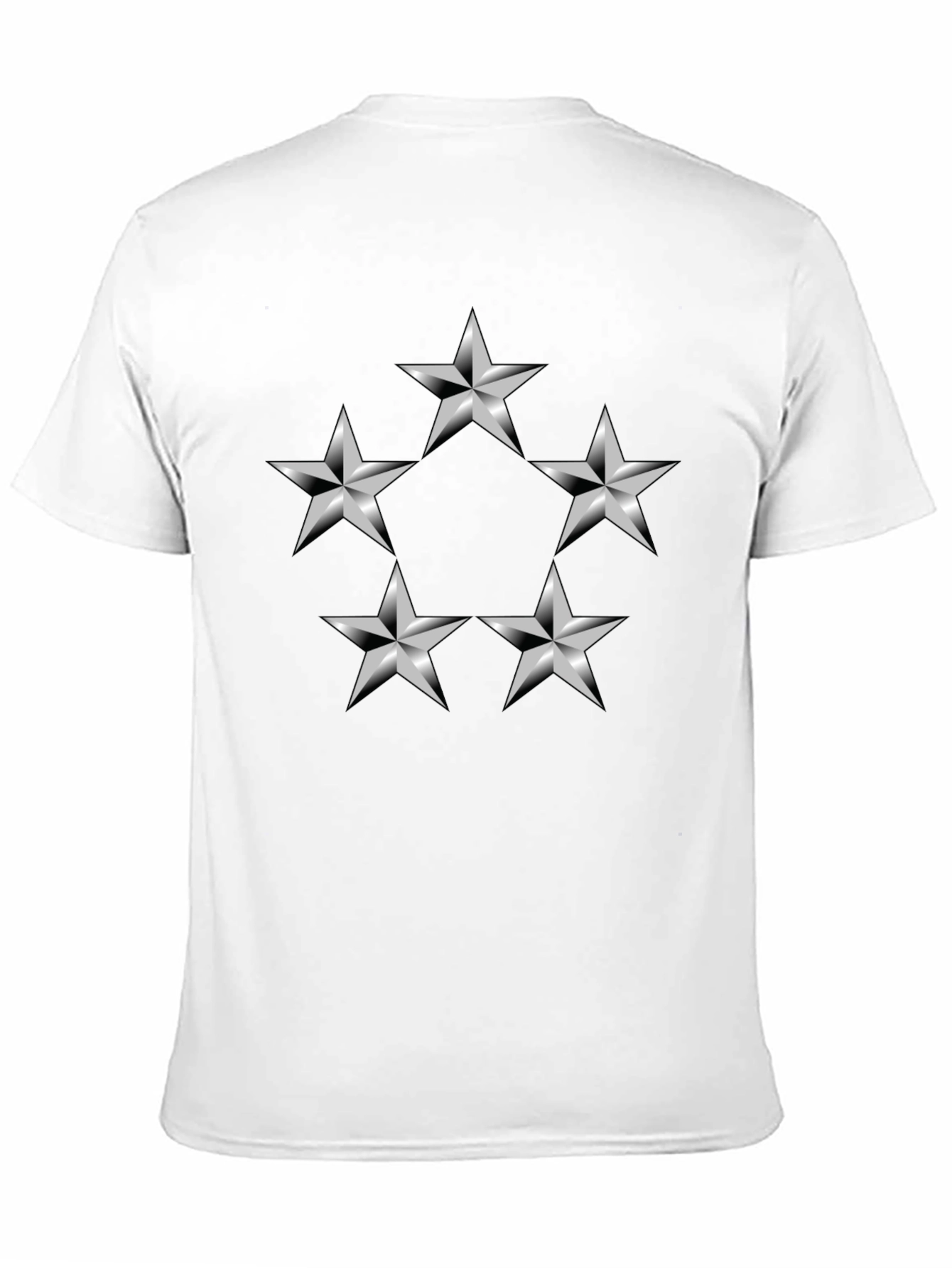 Black Star Circle Graphic T-Shirt - Modern Design view 11