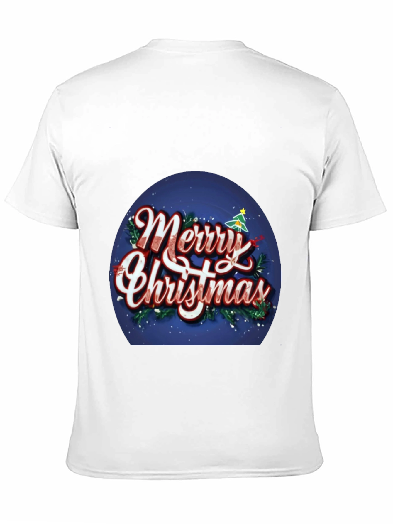 Black Merry Christmas Graphic T-Shirt view 11