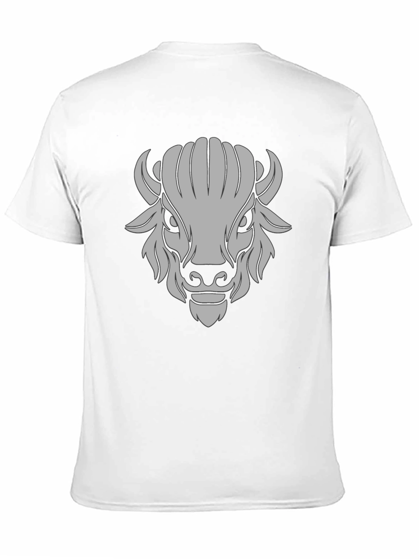 Black Buffalo Graphic Black T-Shirt - Bold Animal Design view 11