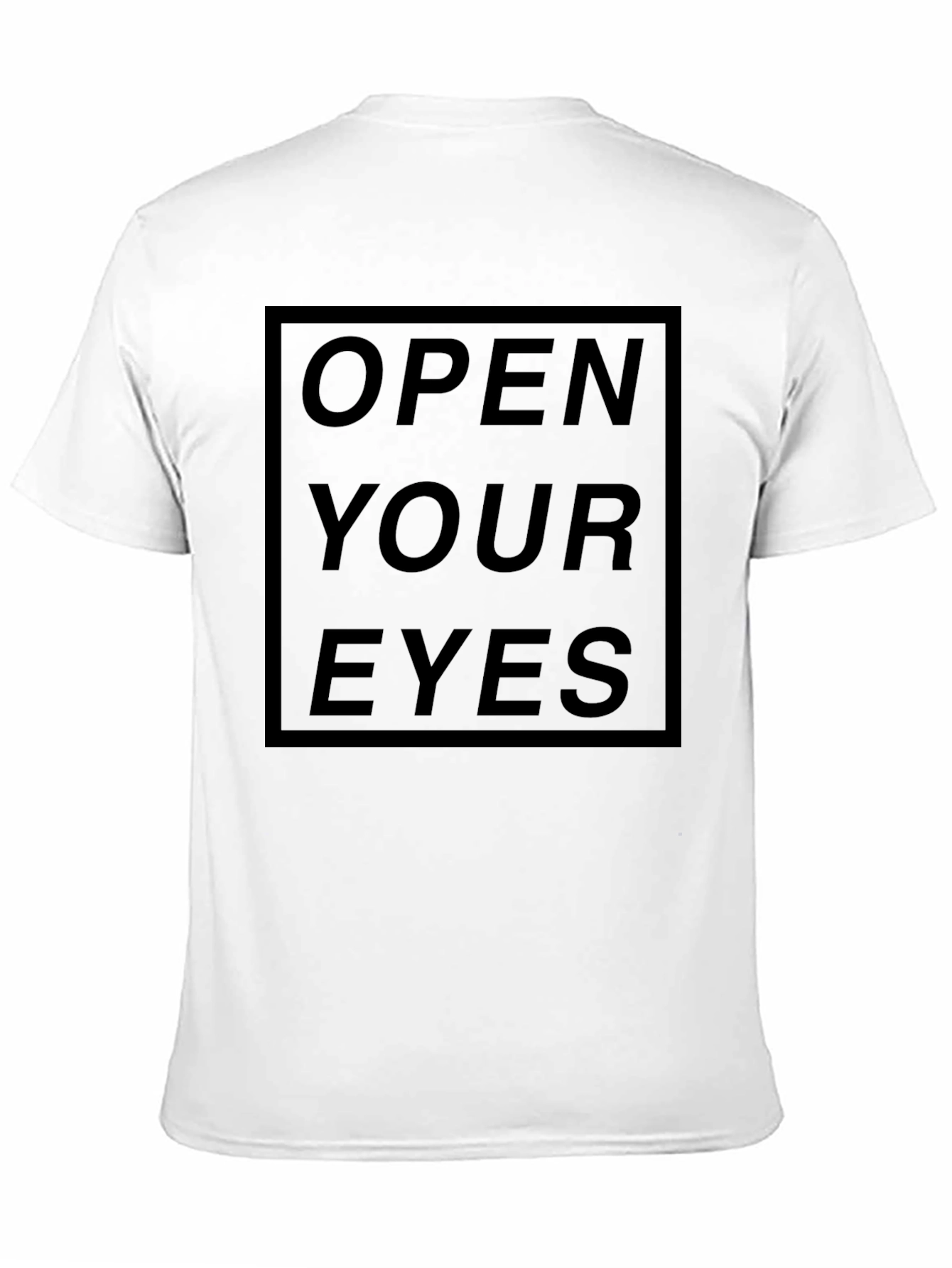 Black Open Your Eyes Graphic T-Shirt - Black view 11