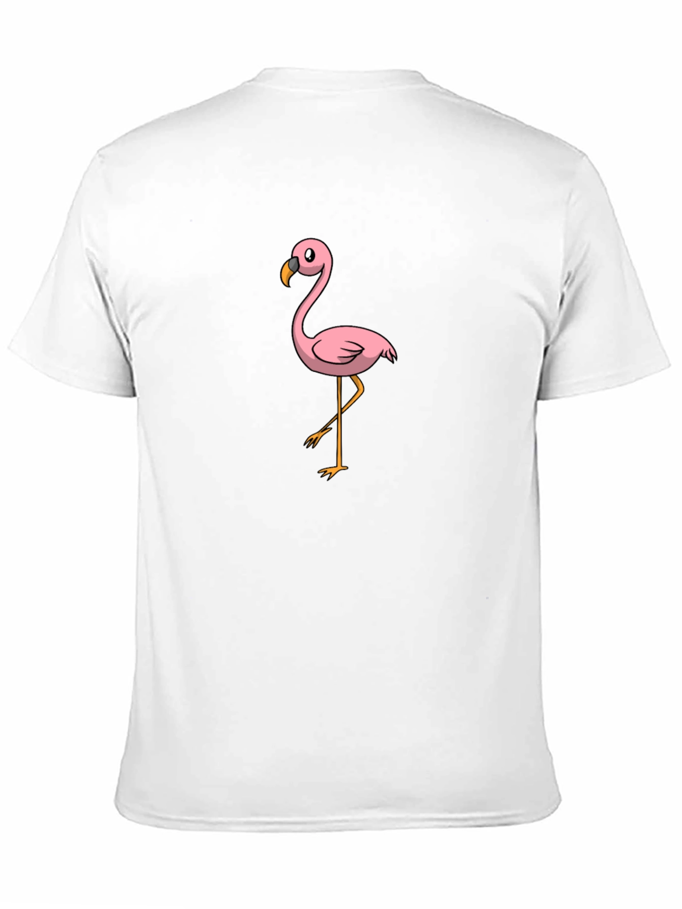 Black Flamingo Graphic Tee - Black Casual T-Shirt view 11