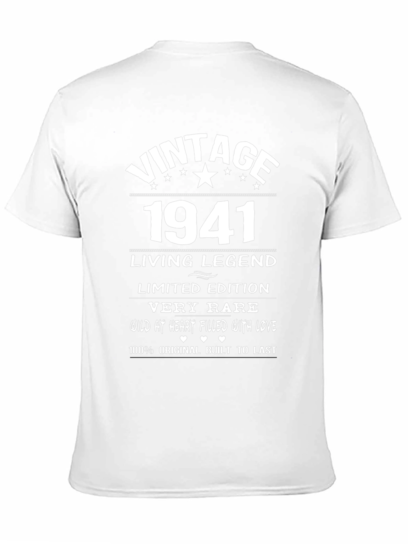Black Vintage 1941 Living Legend T-Shirt view 11