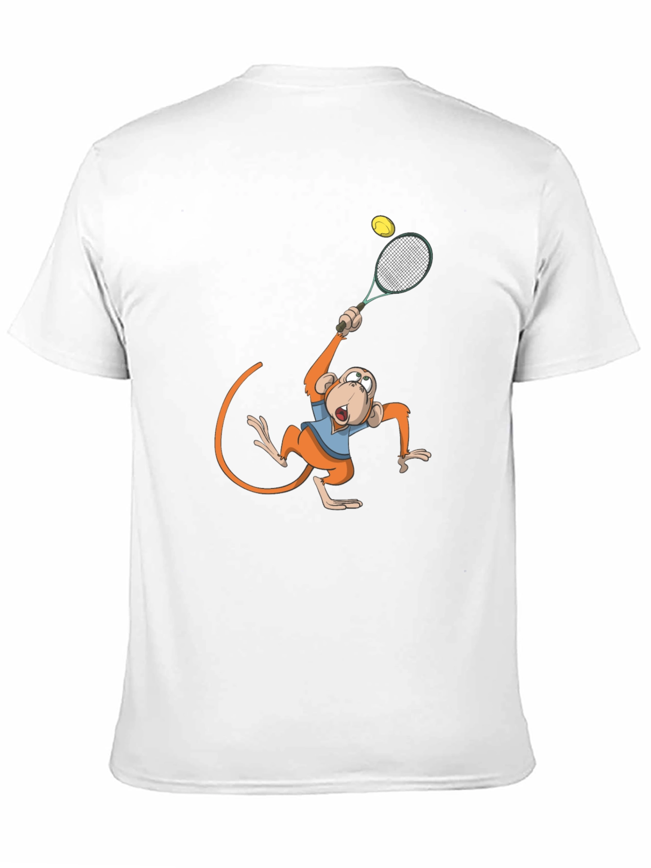 Black Monkey Tennis Graphic Tee - Black view 11
