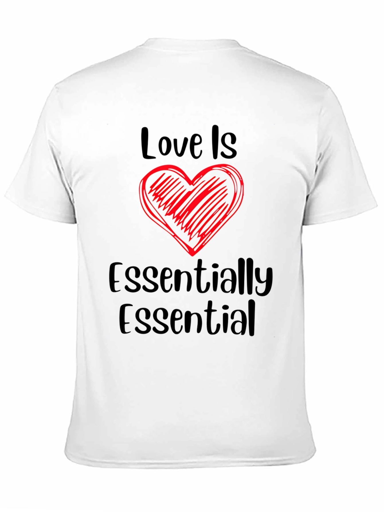 Black Love Is Essentially Essential Black T-Shirt view 11