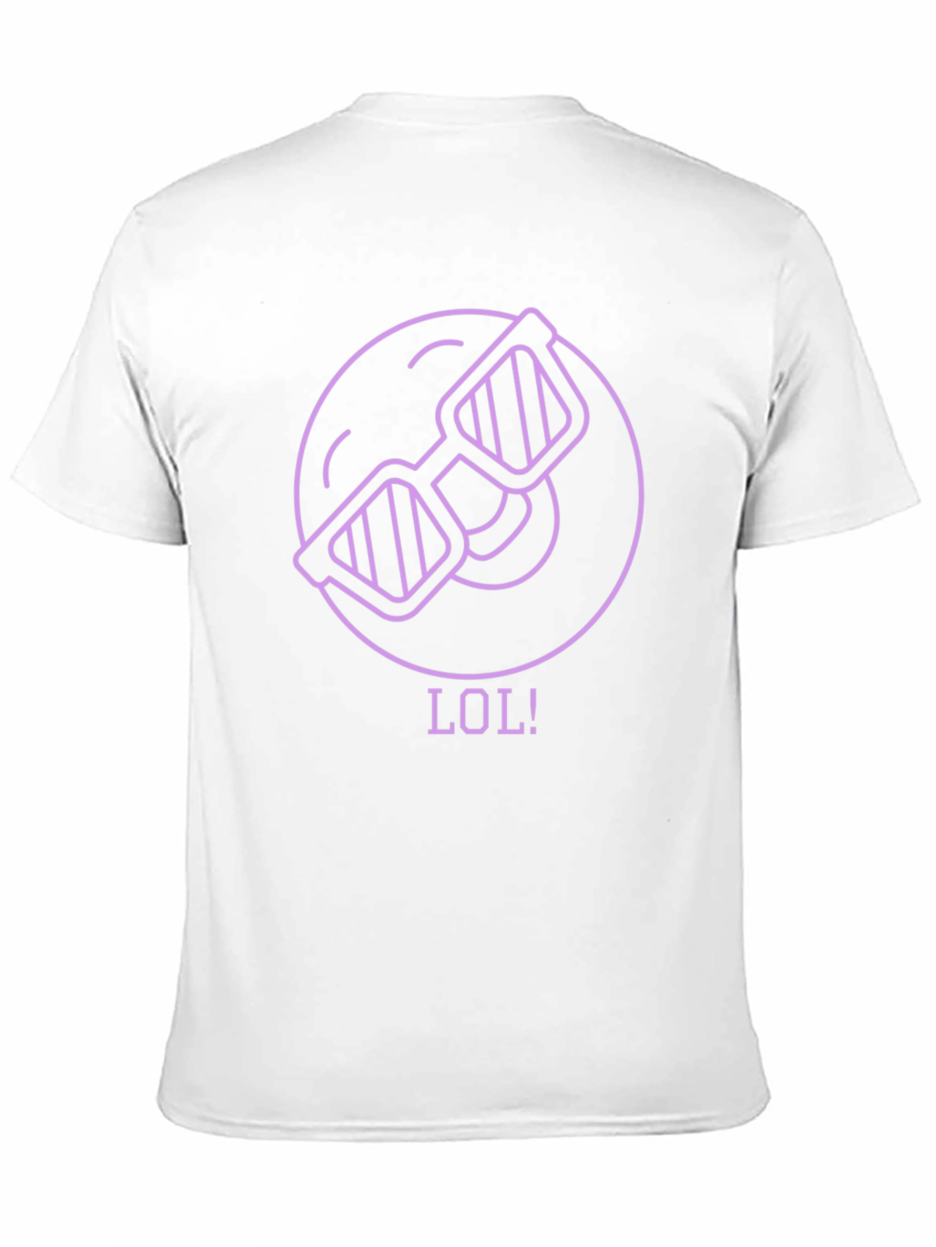 Black LOL Graphic Tee - Trendy Black Cotton T-Shirt view 11