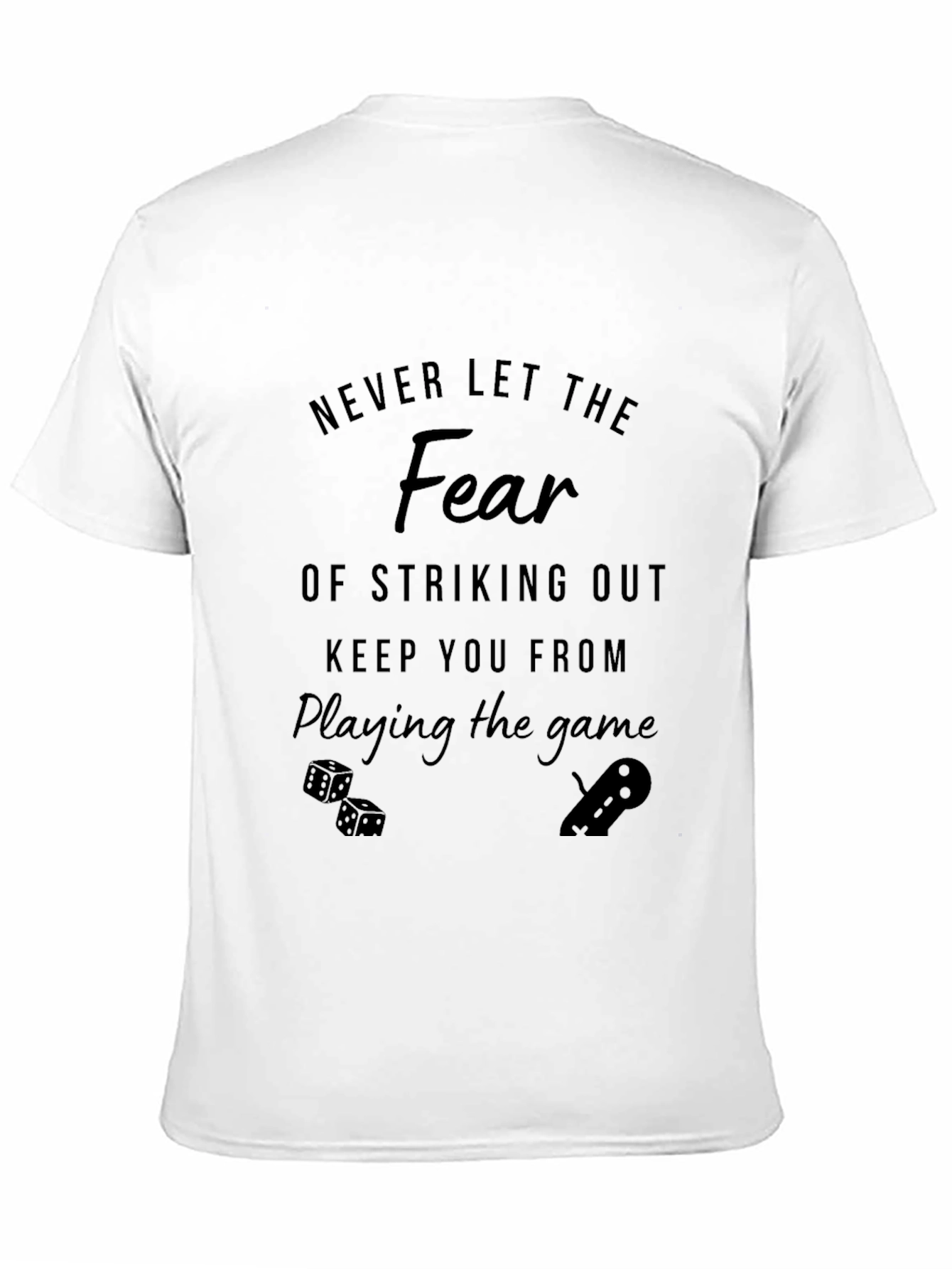 Black Fear of Striking Out T-Shirt view 11