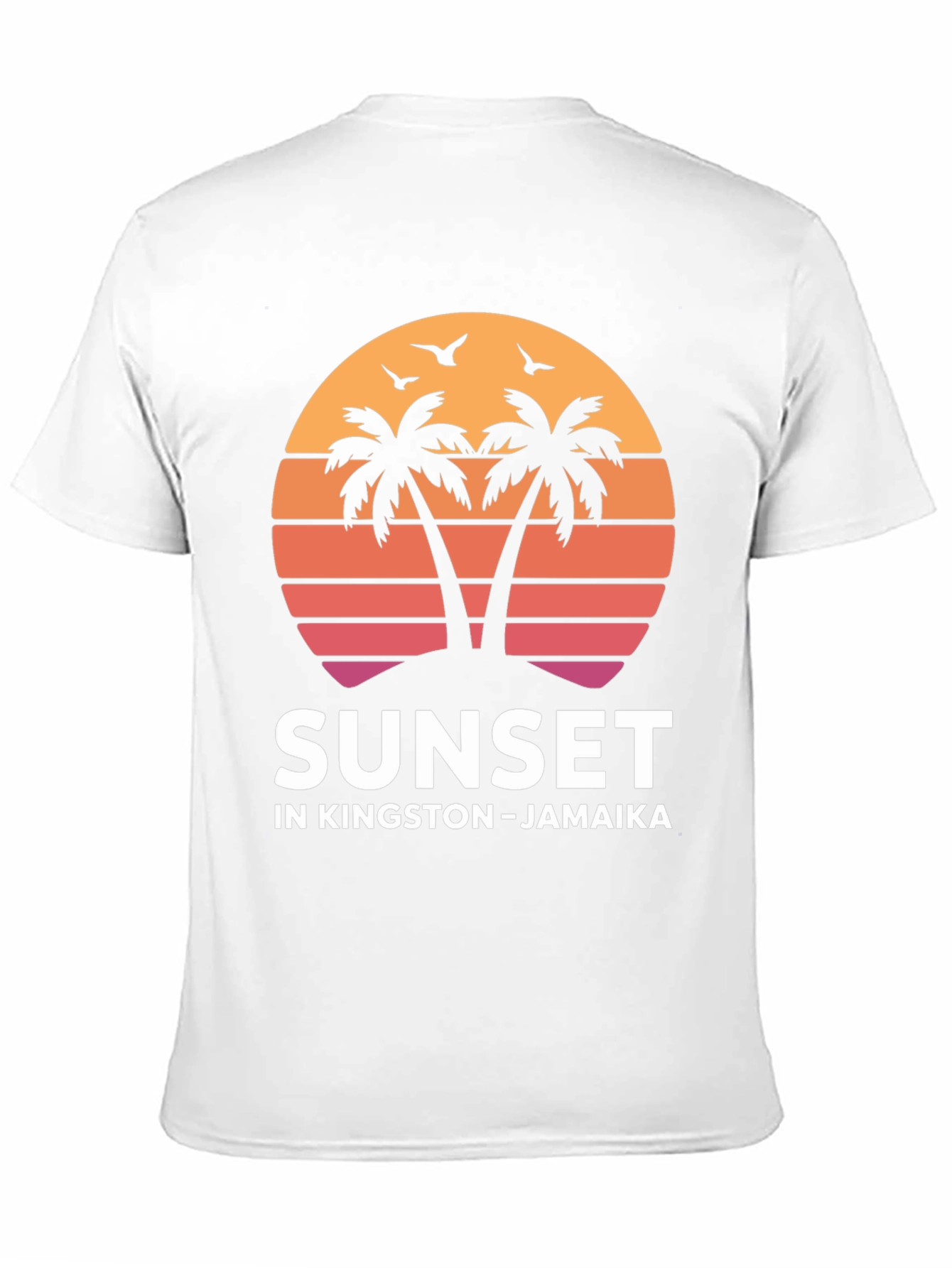 Black Sunset in Kingston Jamaica T-Shirt view 11