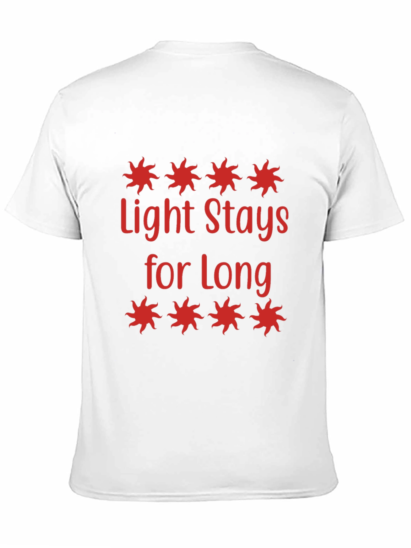 Black Light Stays for Long T-Shirt view 11