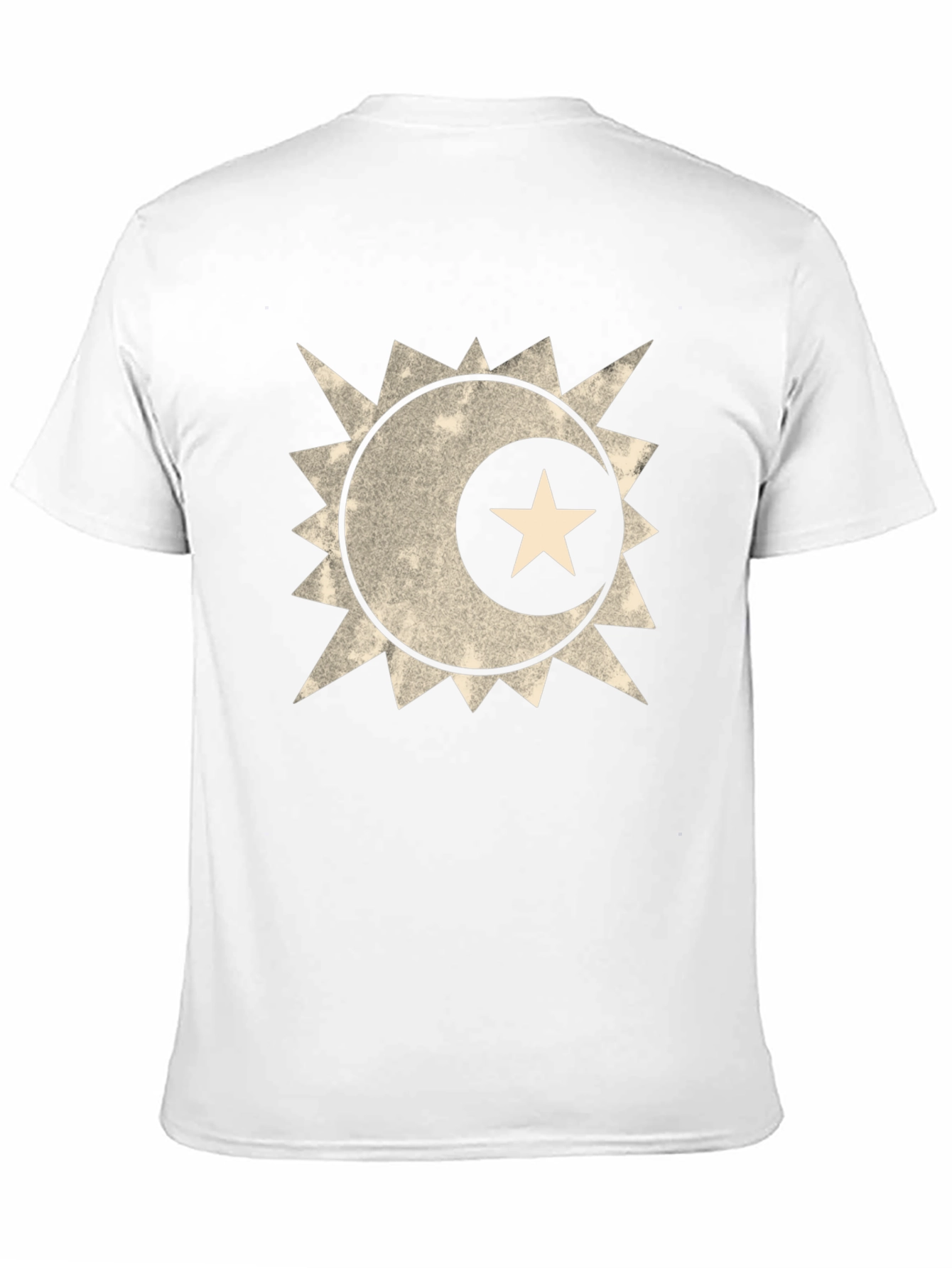 Black Crescent Starburst Graphic Black T-Shirt view 11