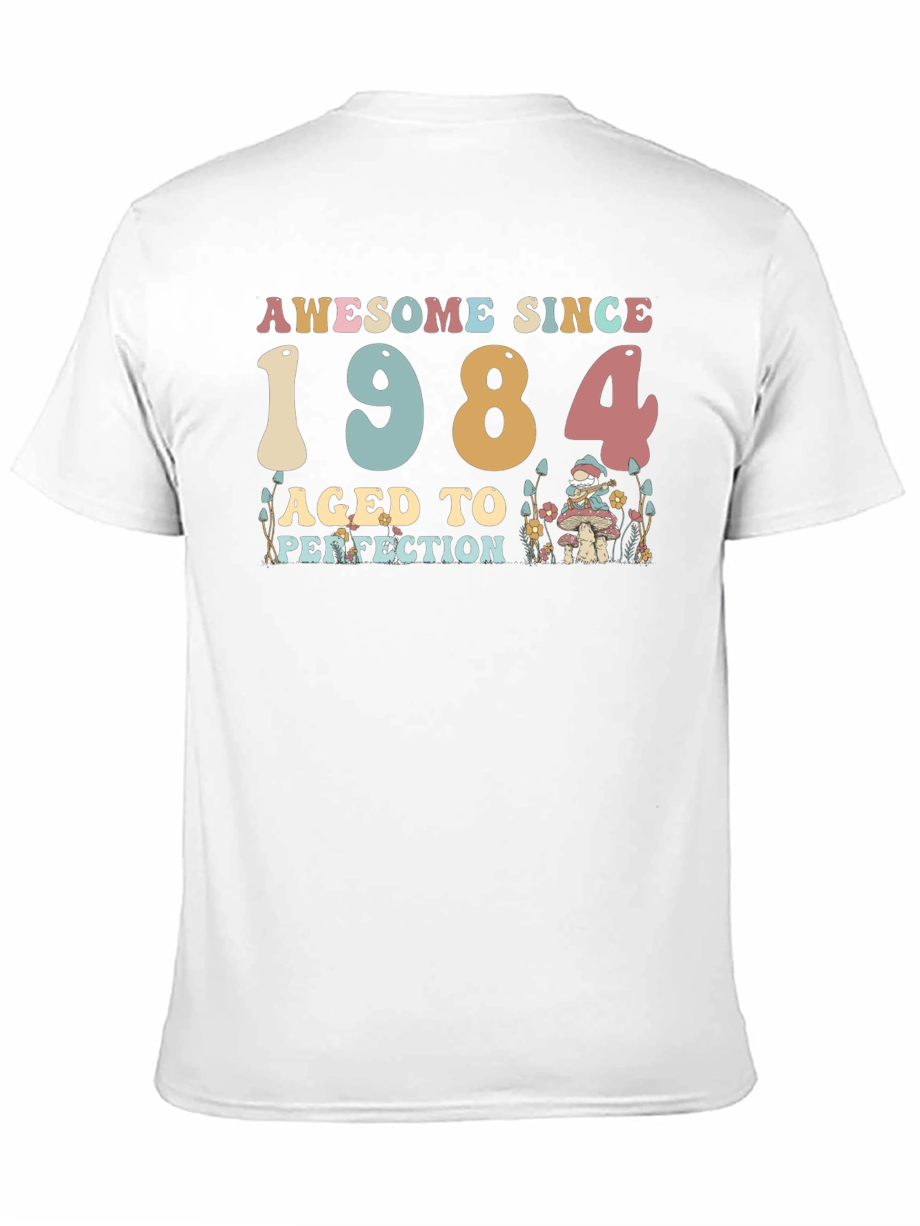 Black Awesome Since 1984 T-Shirt view 11