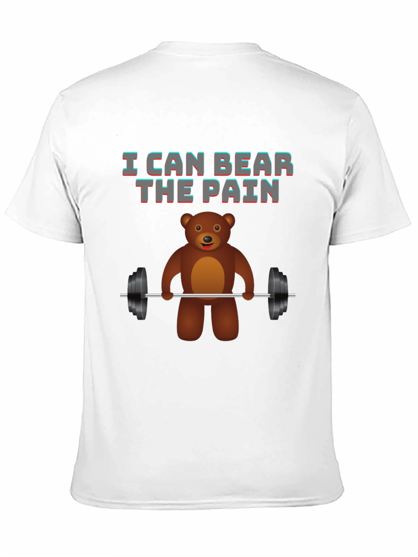 Black I Can Bear The Pain T-Shirt, Gym Humor, Workout Tee view 11