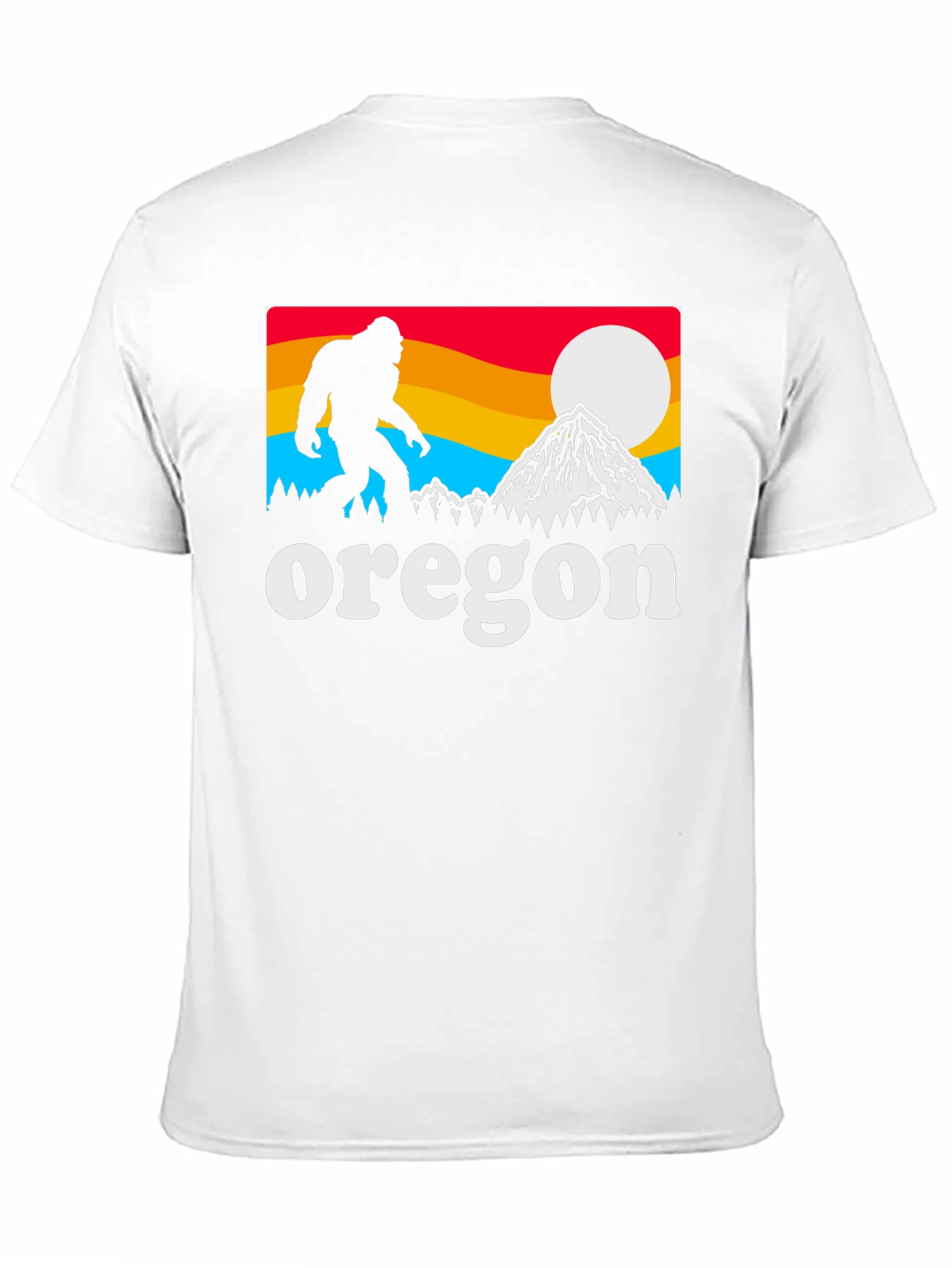 Black Oregon Bigfoot Graphic Tee - Black view 11