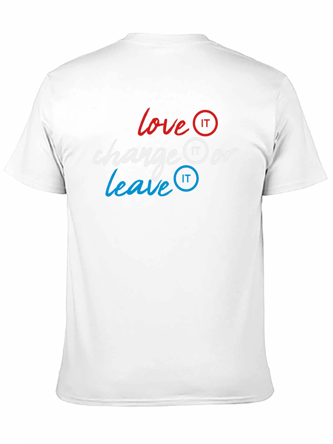Black Love It Change It Leave It Graphic Tee view 11