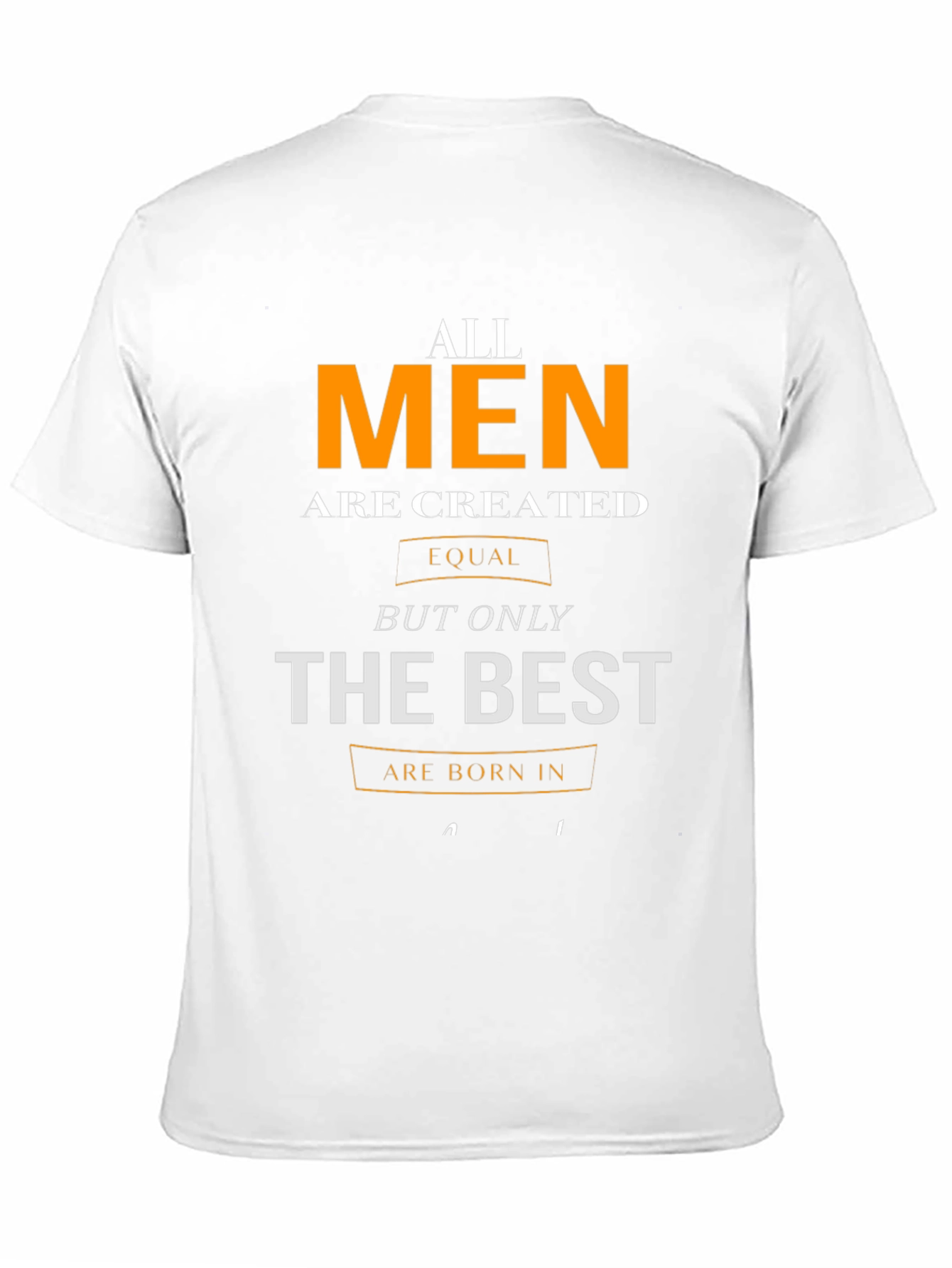 Black All Men Are Created Equal Graphic T-Shirt view 11