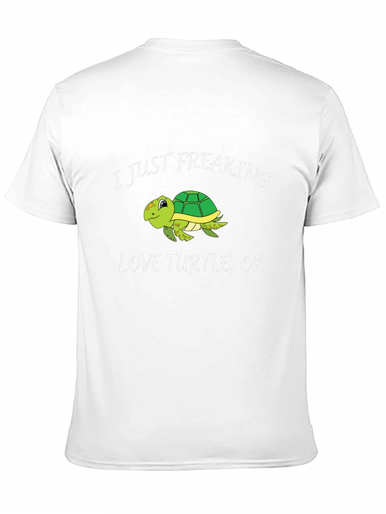 Black I Just Freaking Love Turtles T-Shirt view 11