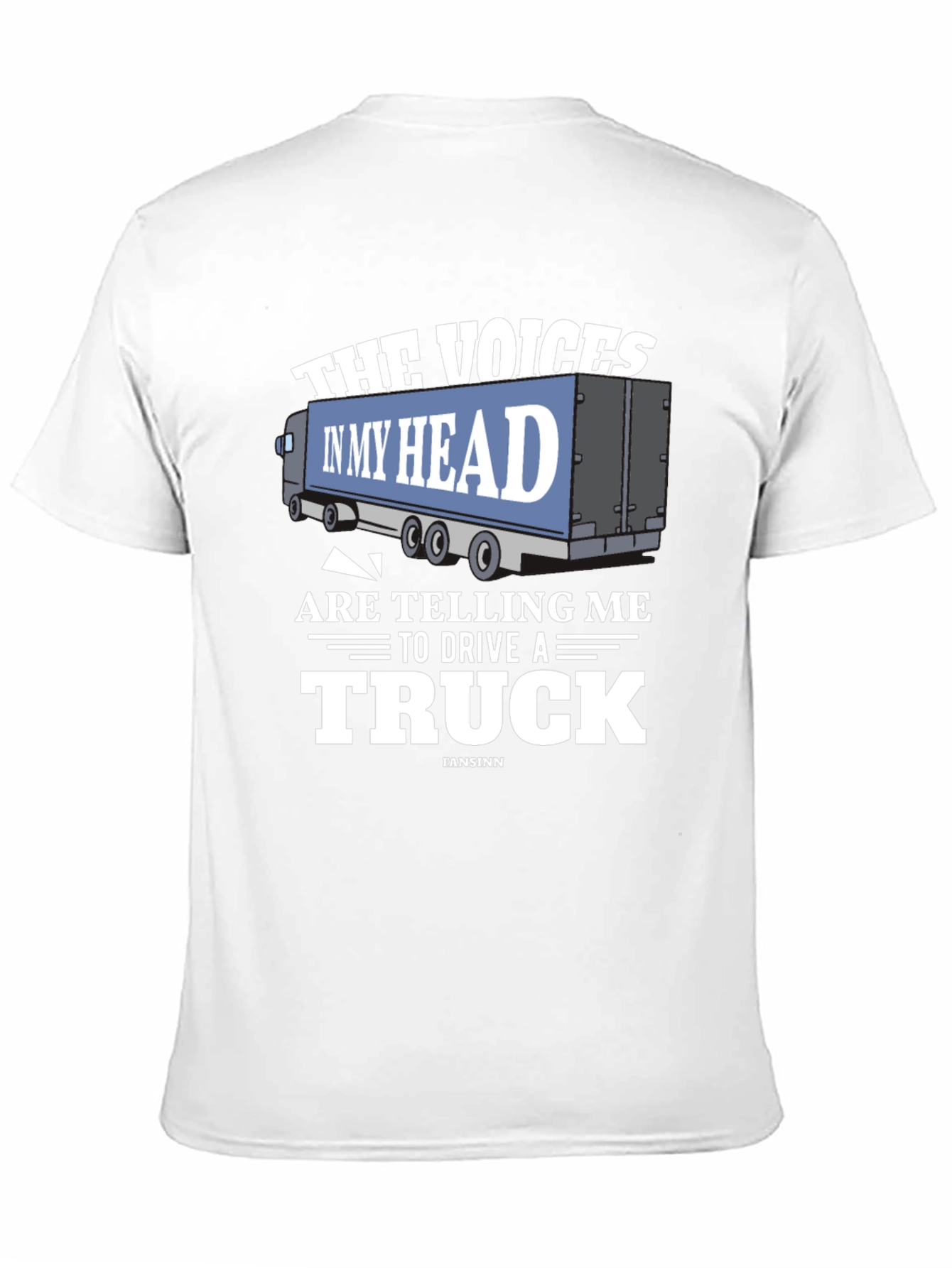 Black Voices in My Head Trucker T-Shirt view 11