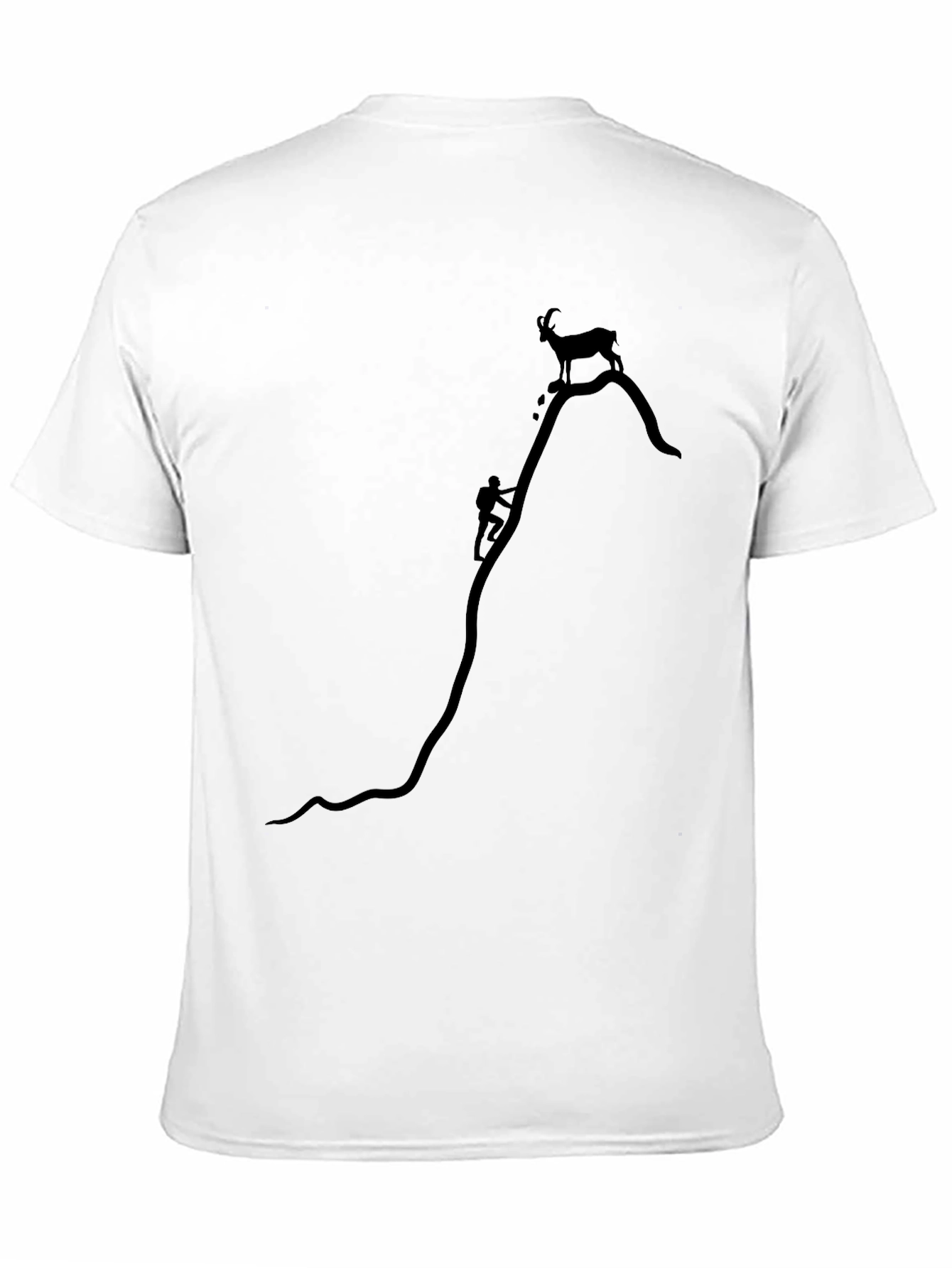 Black Black Mountain Climber Graphic Tee view 11