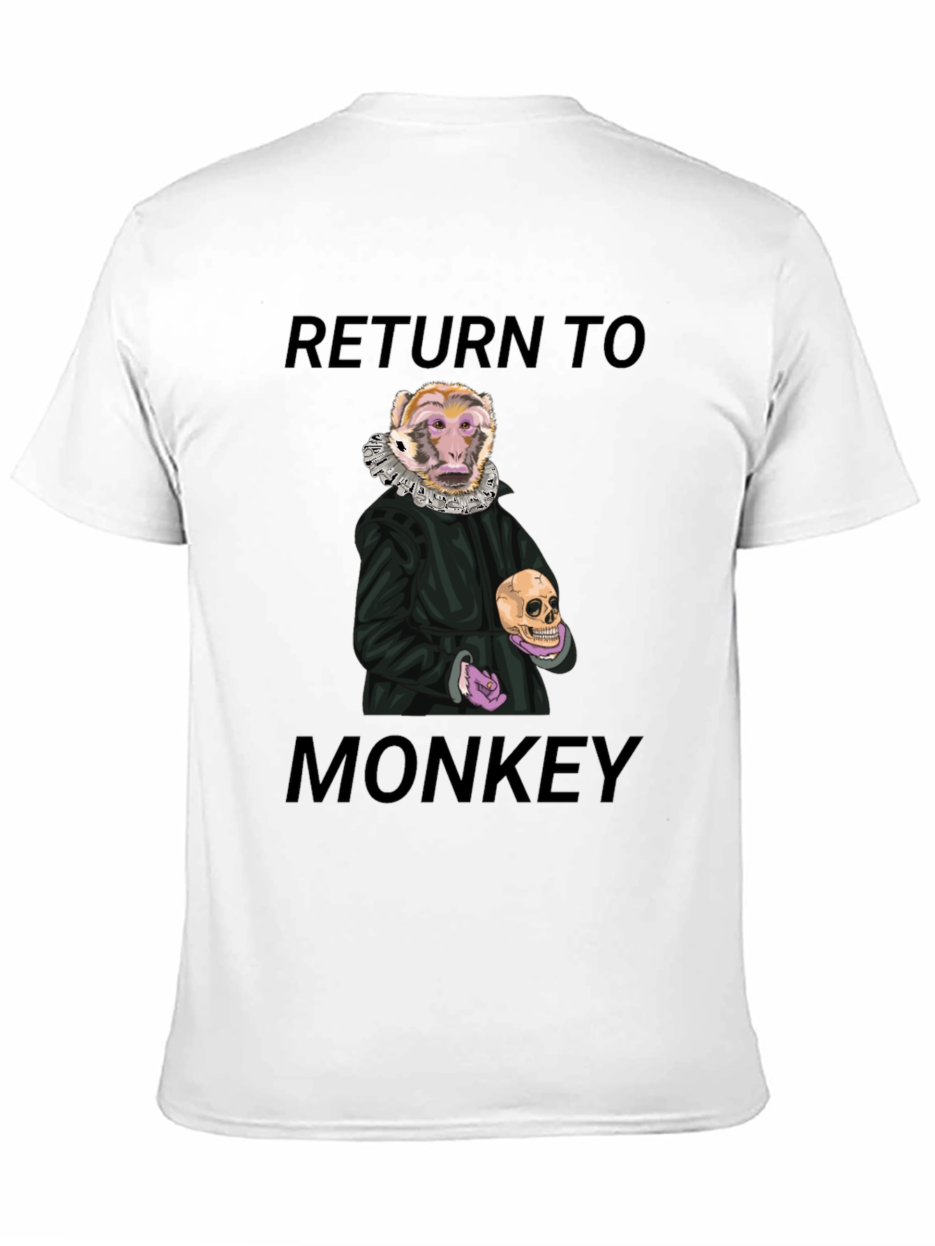Black Return to Monkey Graphic T-Shirt - Black view 11