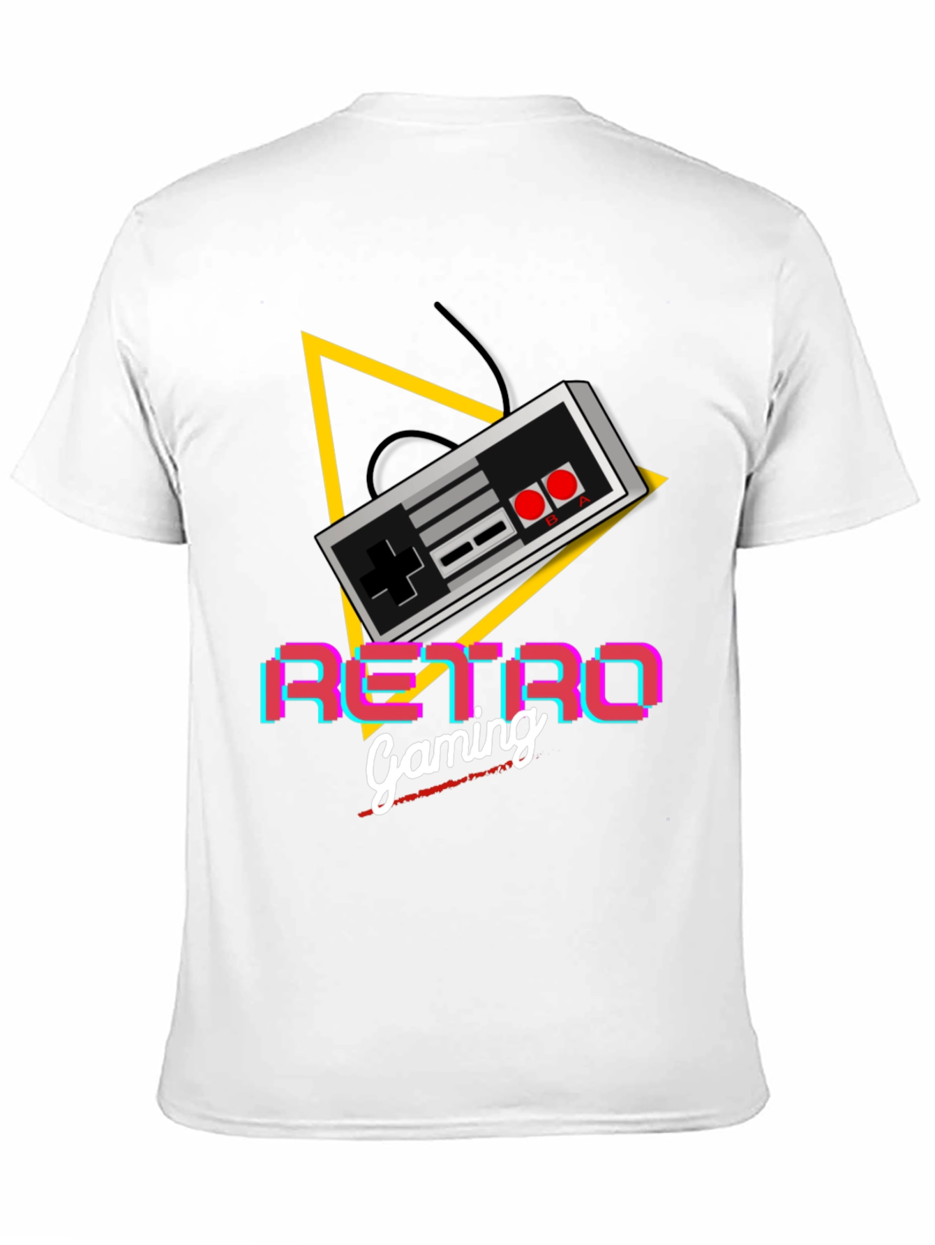 Black Retro Gaming T-Shirt view 11