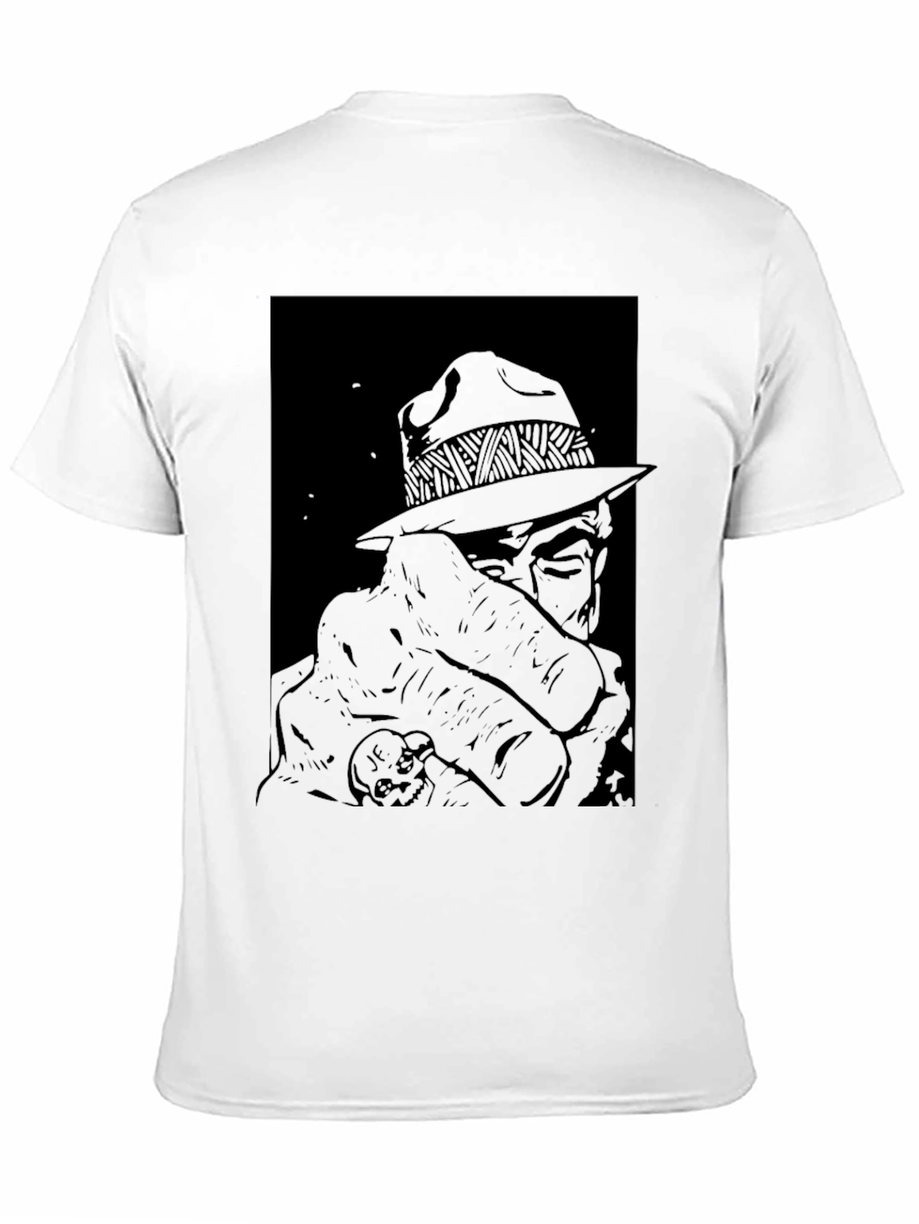Black Retro Detective Graphic Tee - Classic Cool view 11