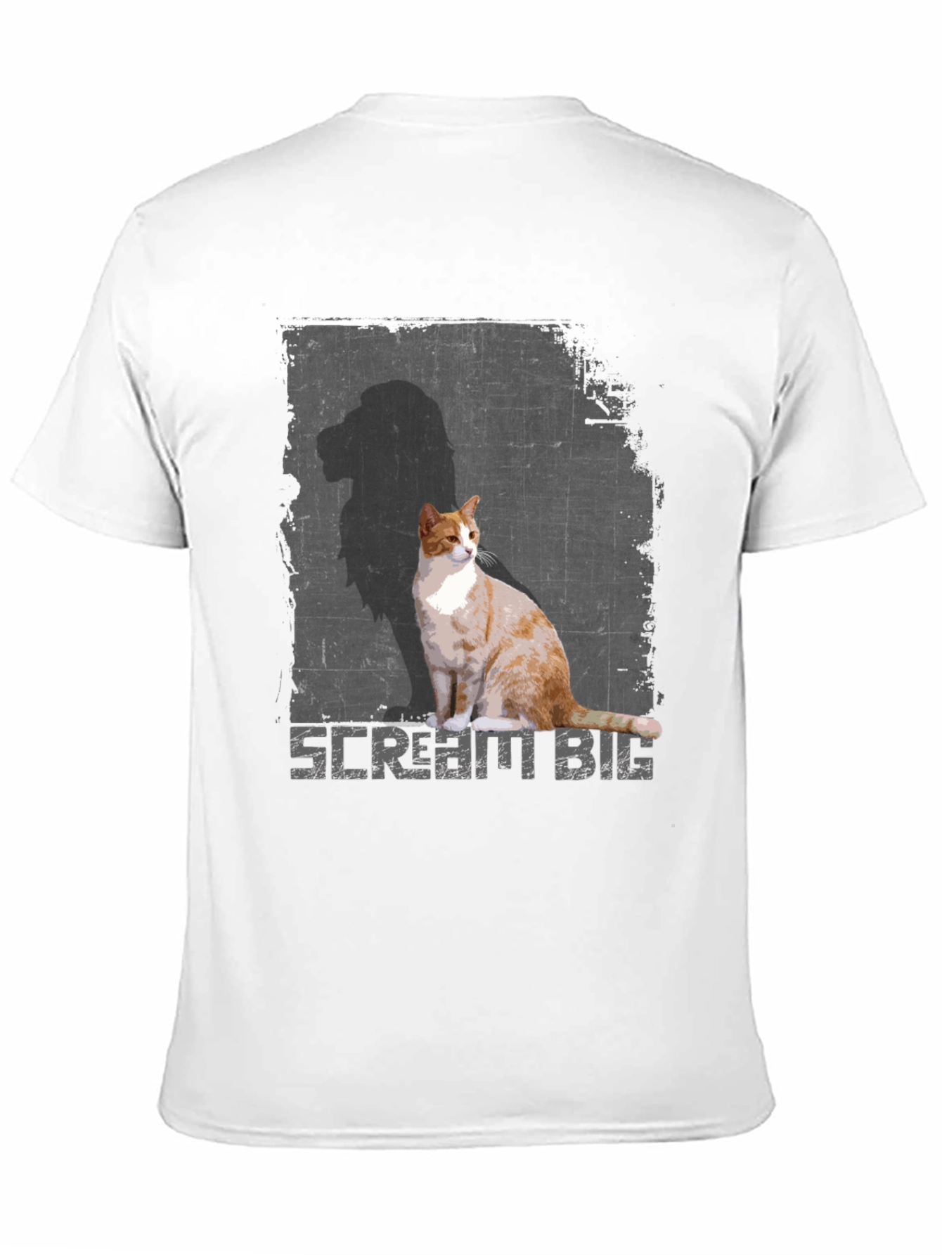 Black Scream Big Cat T-Shirt - Stylish Graphic Tee view 11