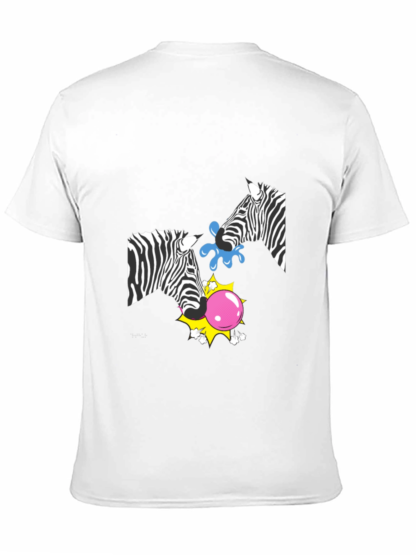 Black Zebra Bubblegum T-Shirt view 11