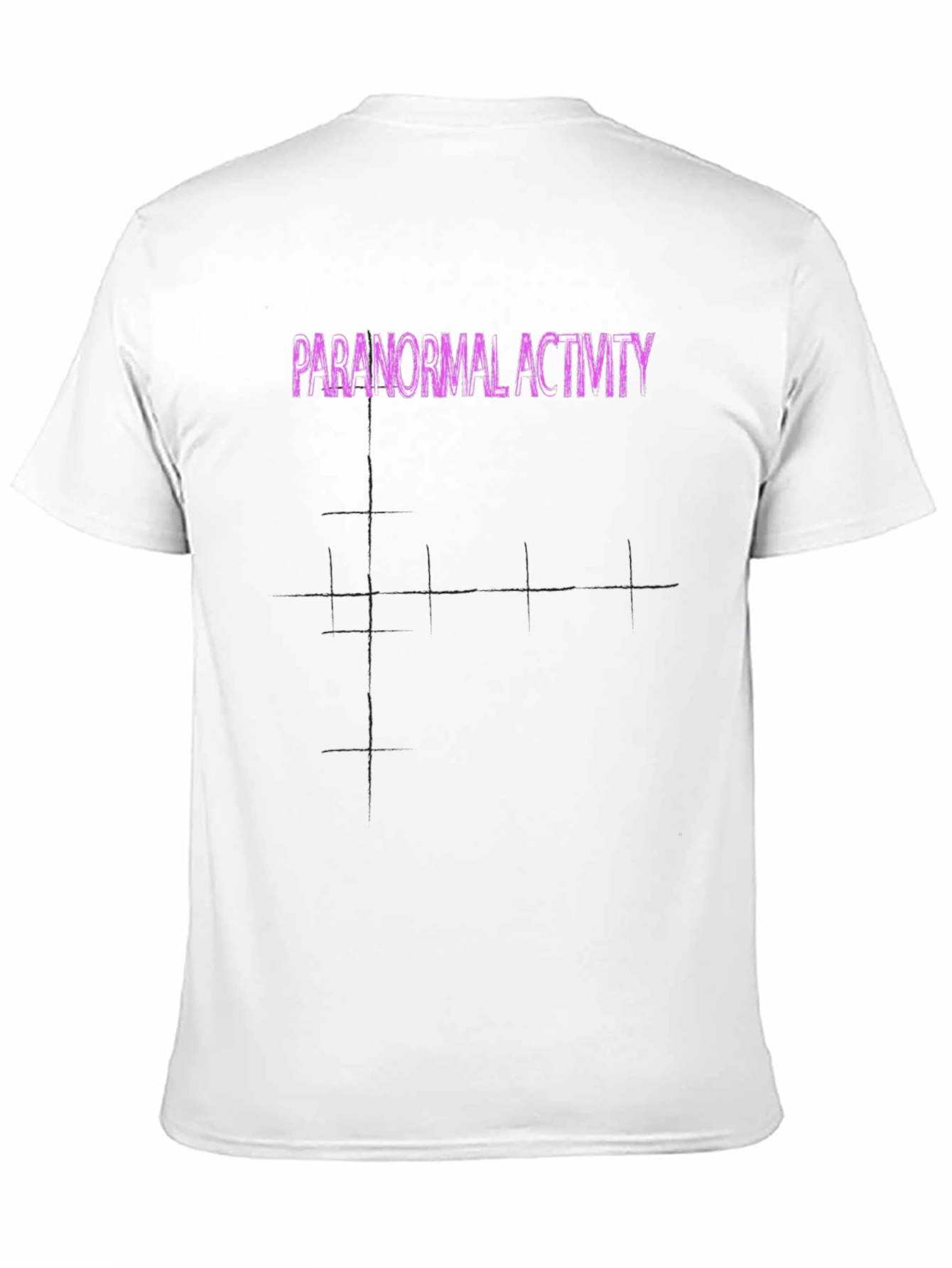 Black Paranormal Activity Graphic Tee view 11