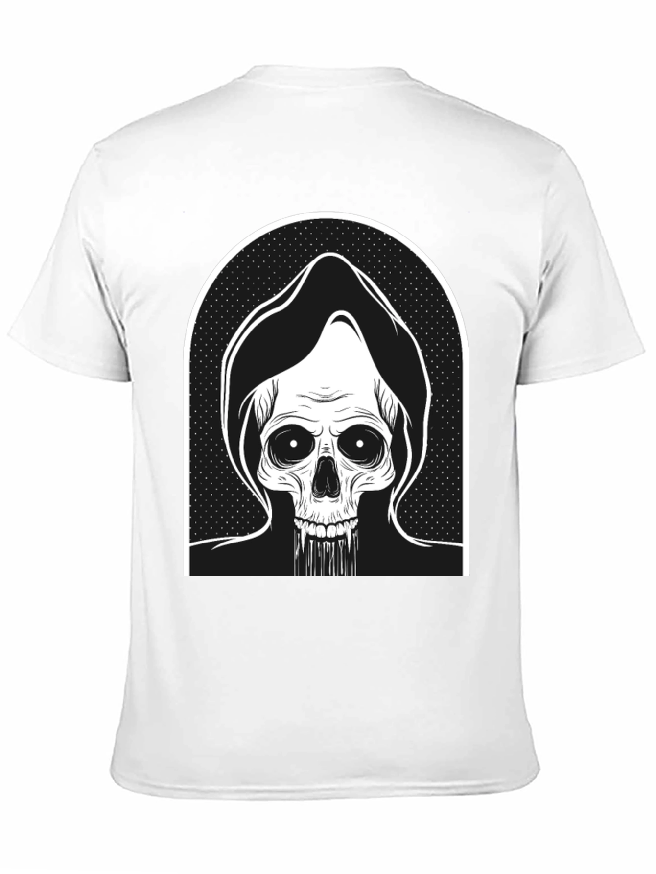 Black Grim Reaper Graphic Tee - Black view 11