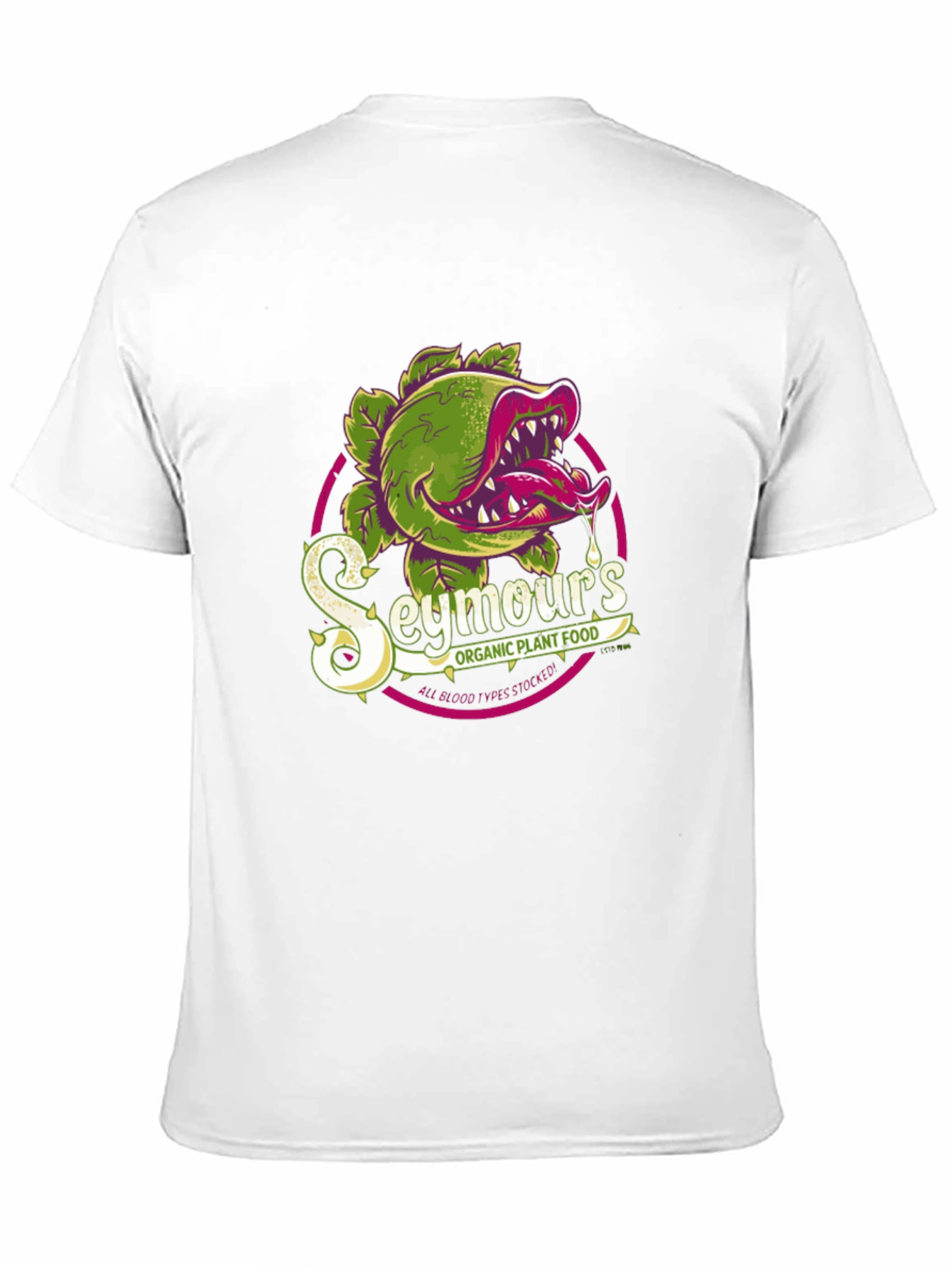 Black Seymour's Organic Plant Food Graphic T-Shirt view 11