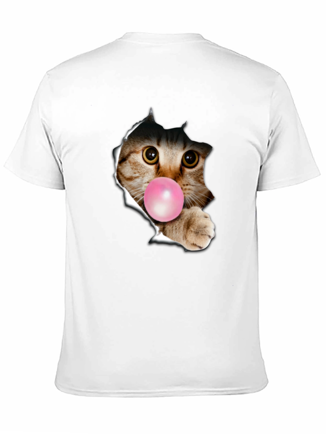 Black Cat Bubble Gum T-Shirt view 11