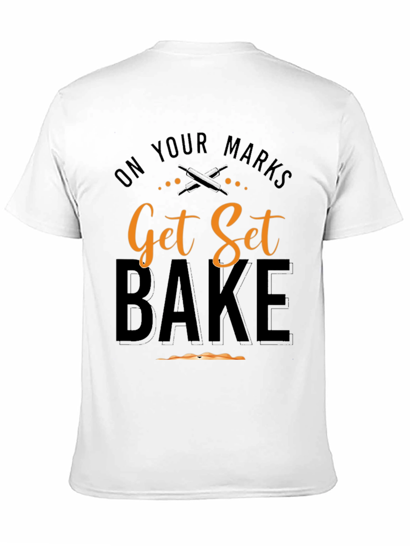 Black Get Set Bake Black T-Shirt view 11
