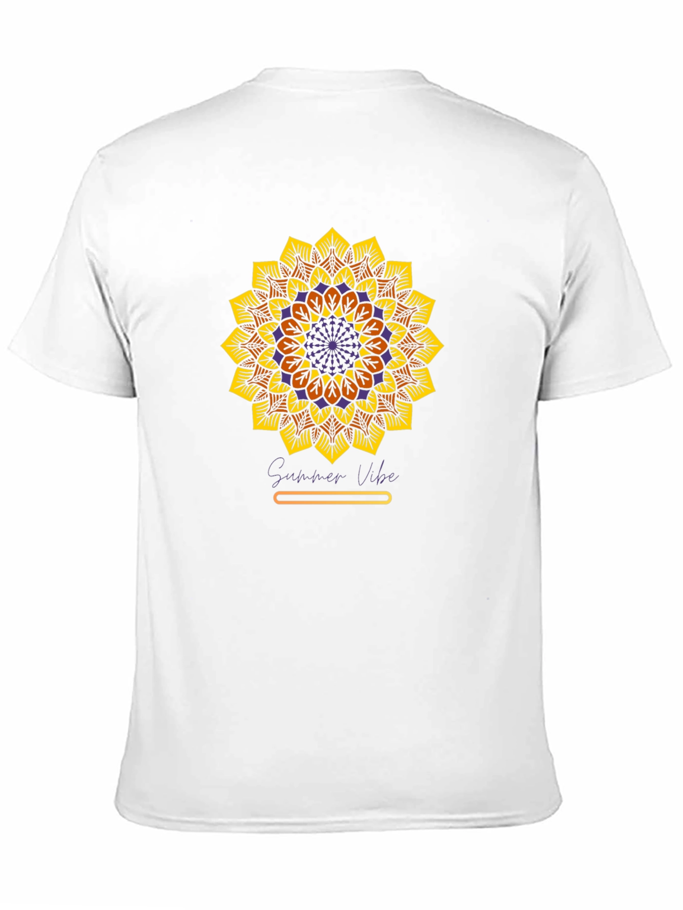 Black Sunflower Mandala Graphic Tee - Summer Vibe view 11