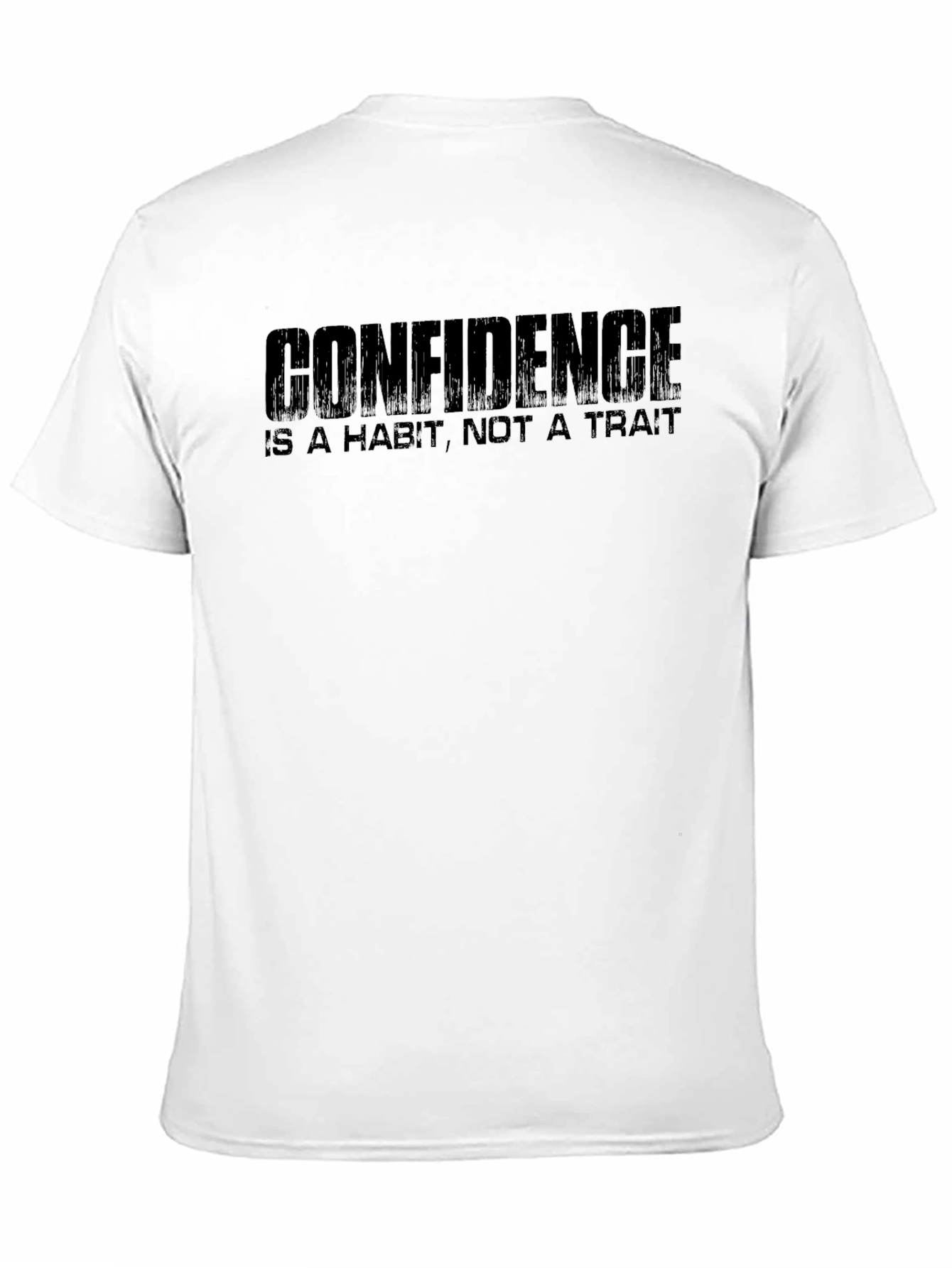 Black Confidence Habit T-Shirt - Motivational Tee view 11