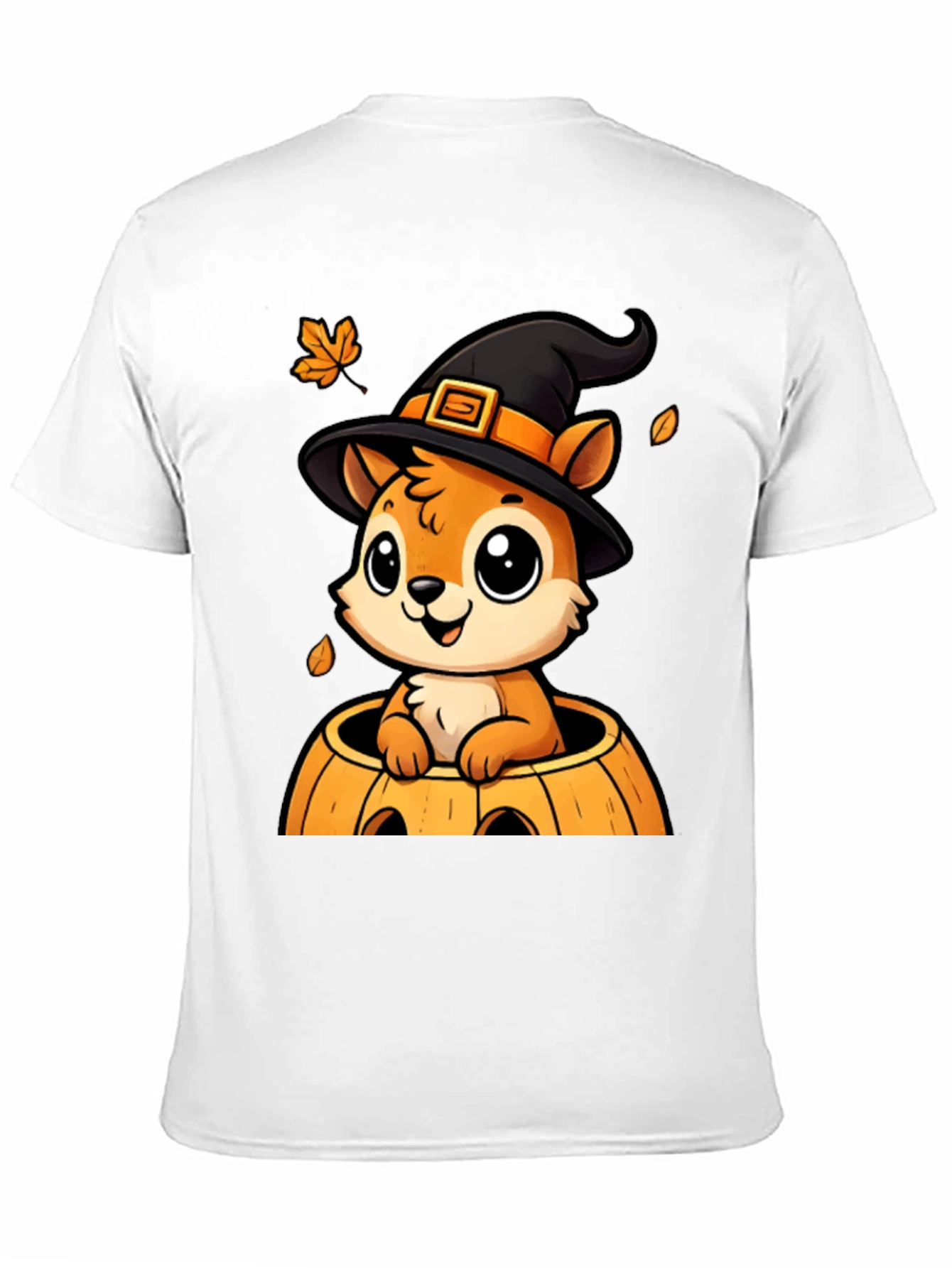 Black Halloween Squirrel T-Shirt view 11