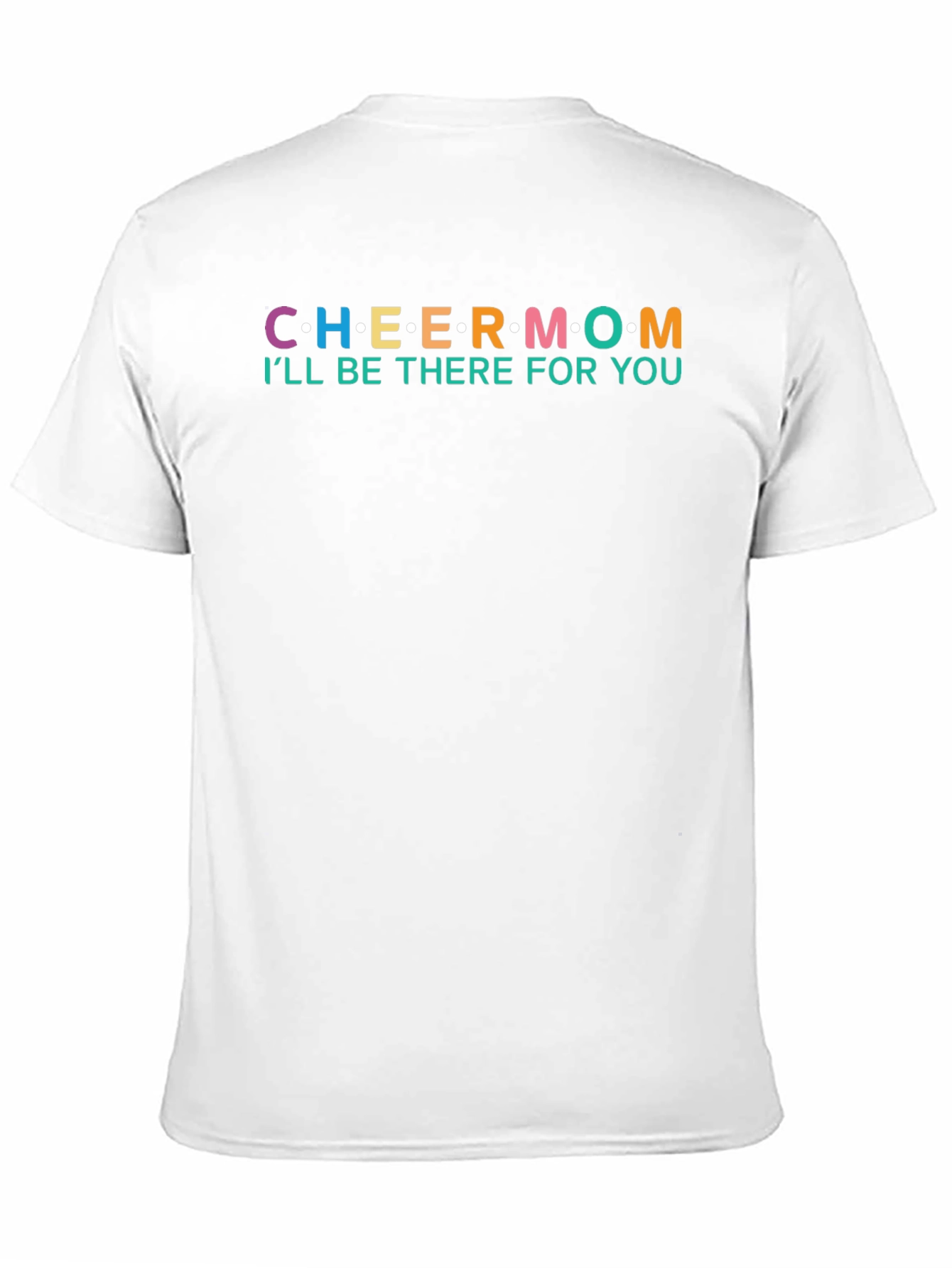 Black Cheermom T-shirt - Colorful Design view 11