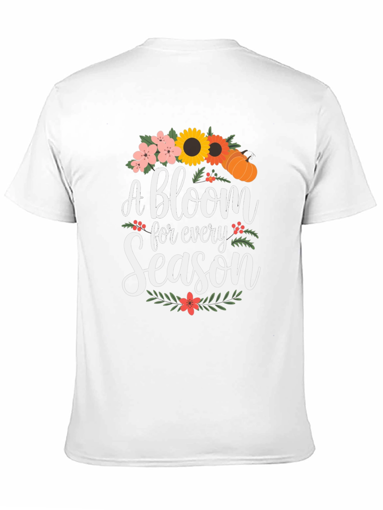 Black A Bloom for Every Season T-Shirt view 11