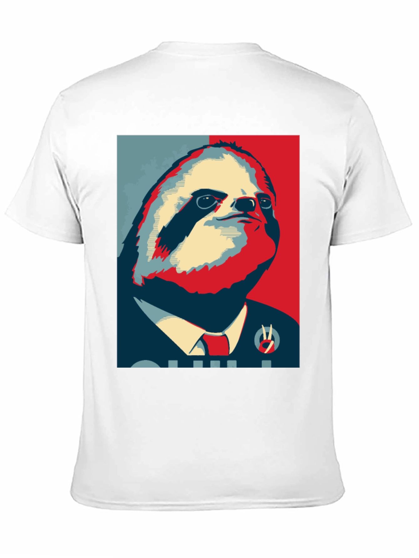 Black Sloth Hope T-Shirt - Funny Political Animal Tee view 11