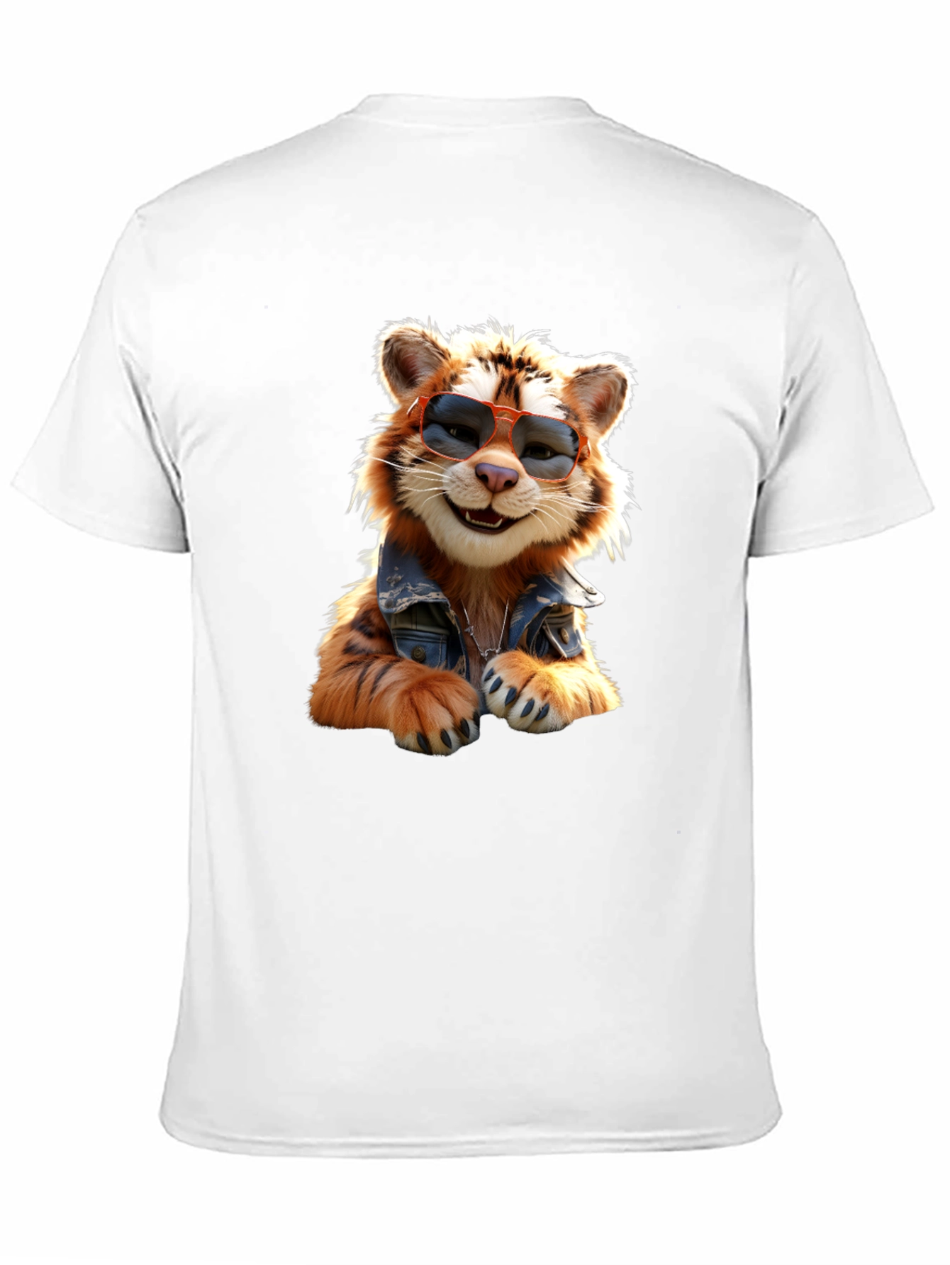 Black Cool Cat T-Shirt - Trendy Graphic Tee view 11