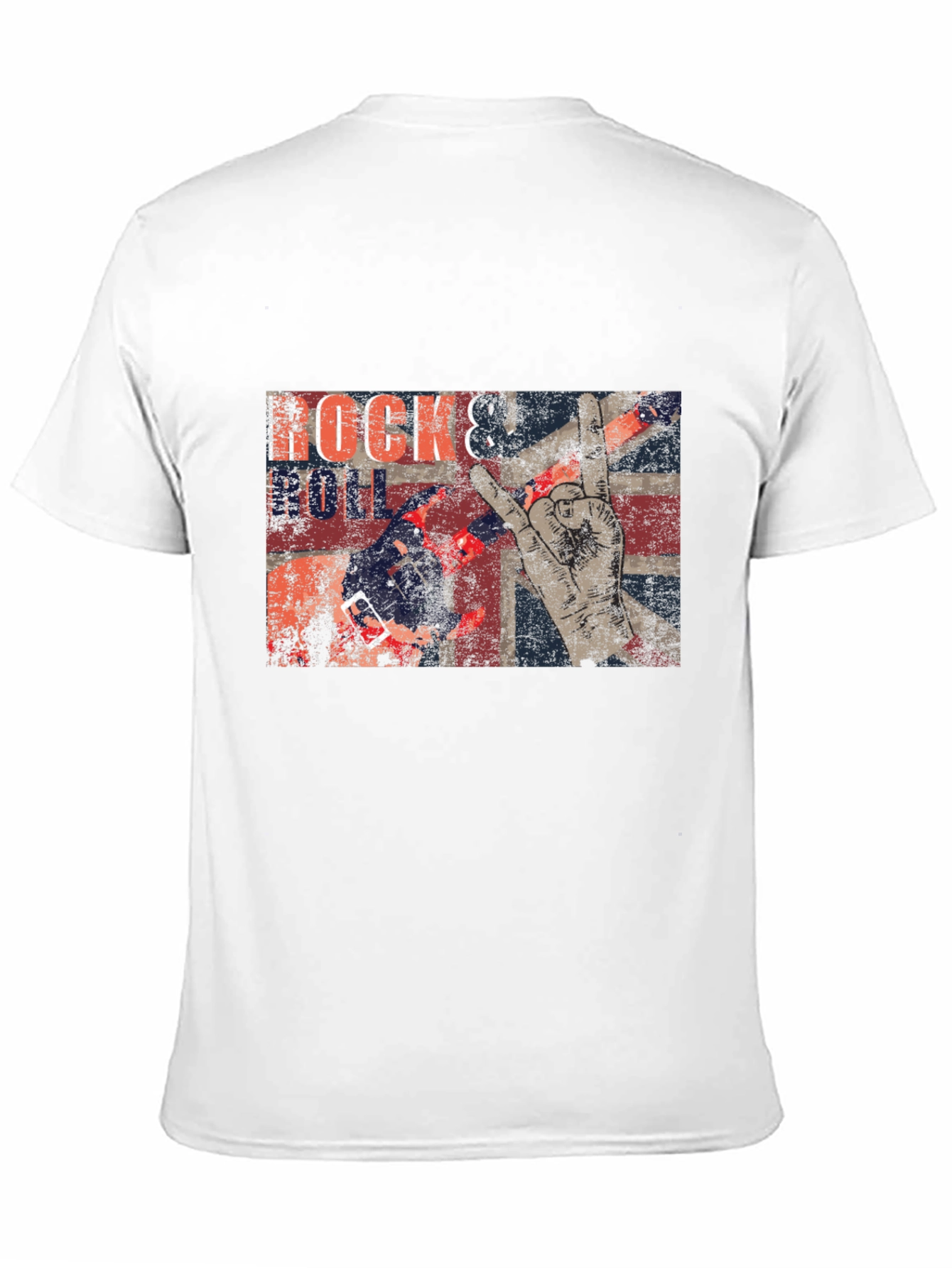 Black Rock & Roll Graphic Print T-Shirt view 11