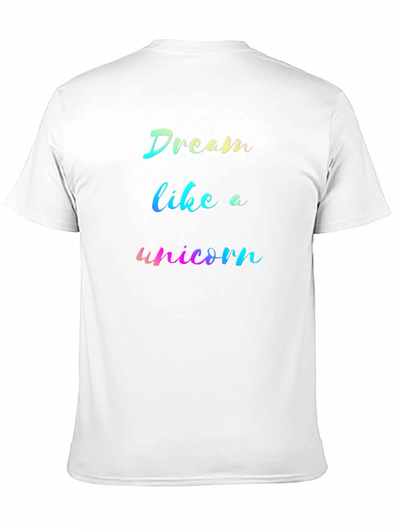 Black Dream Like a Unicorn Graphic Tee view 11