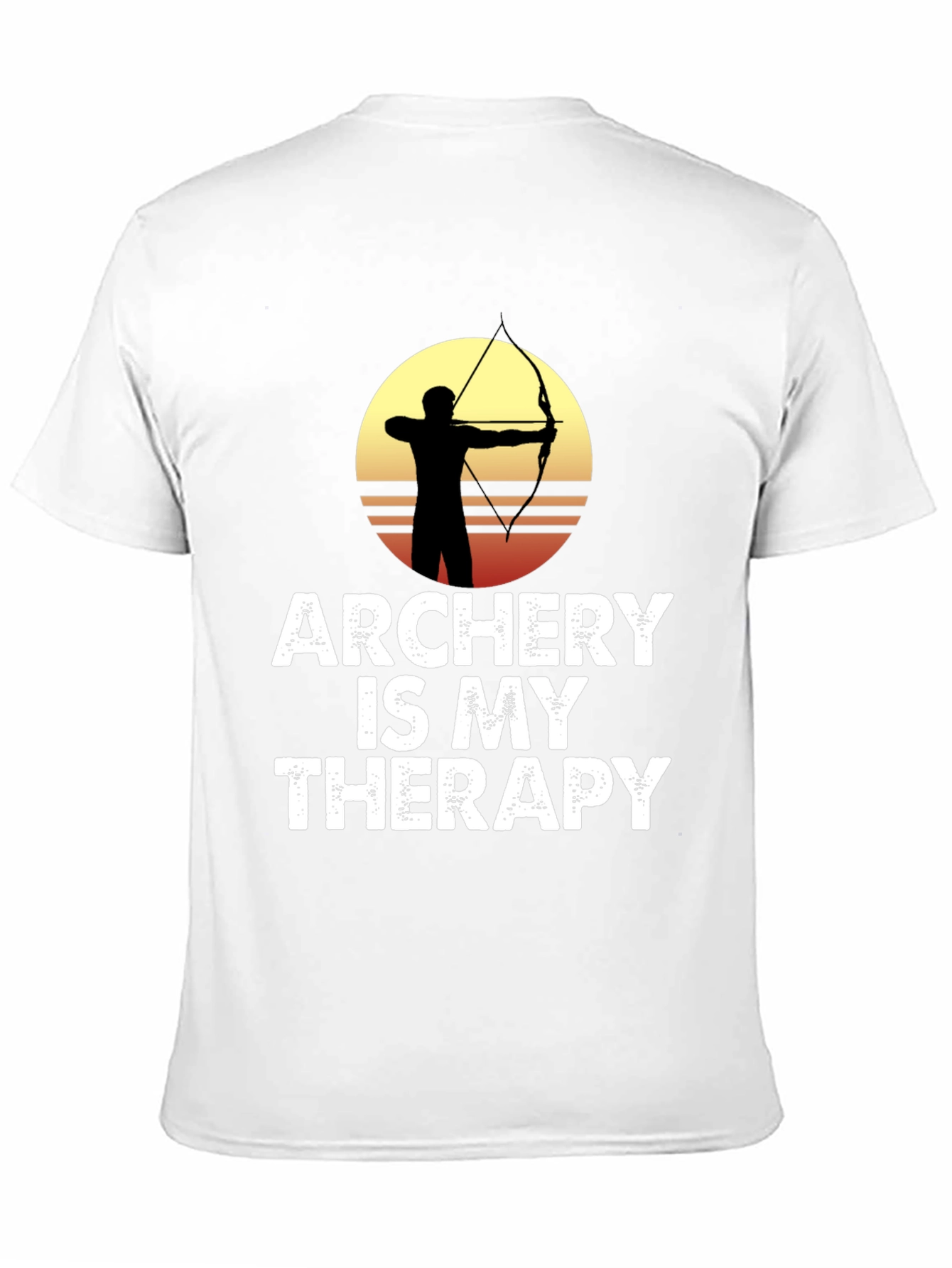 Black Archery is My Therapy Graphic T-Shirt view 11
